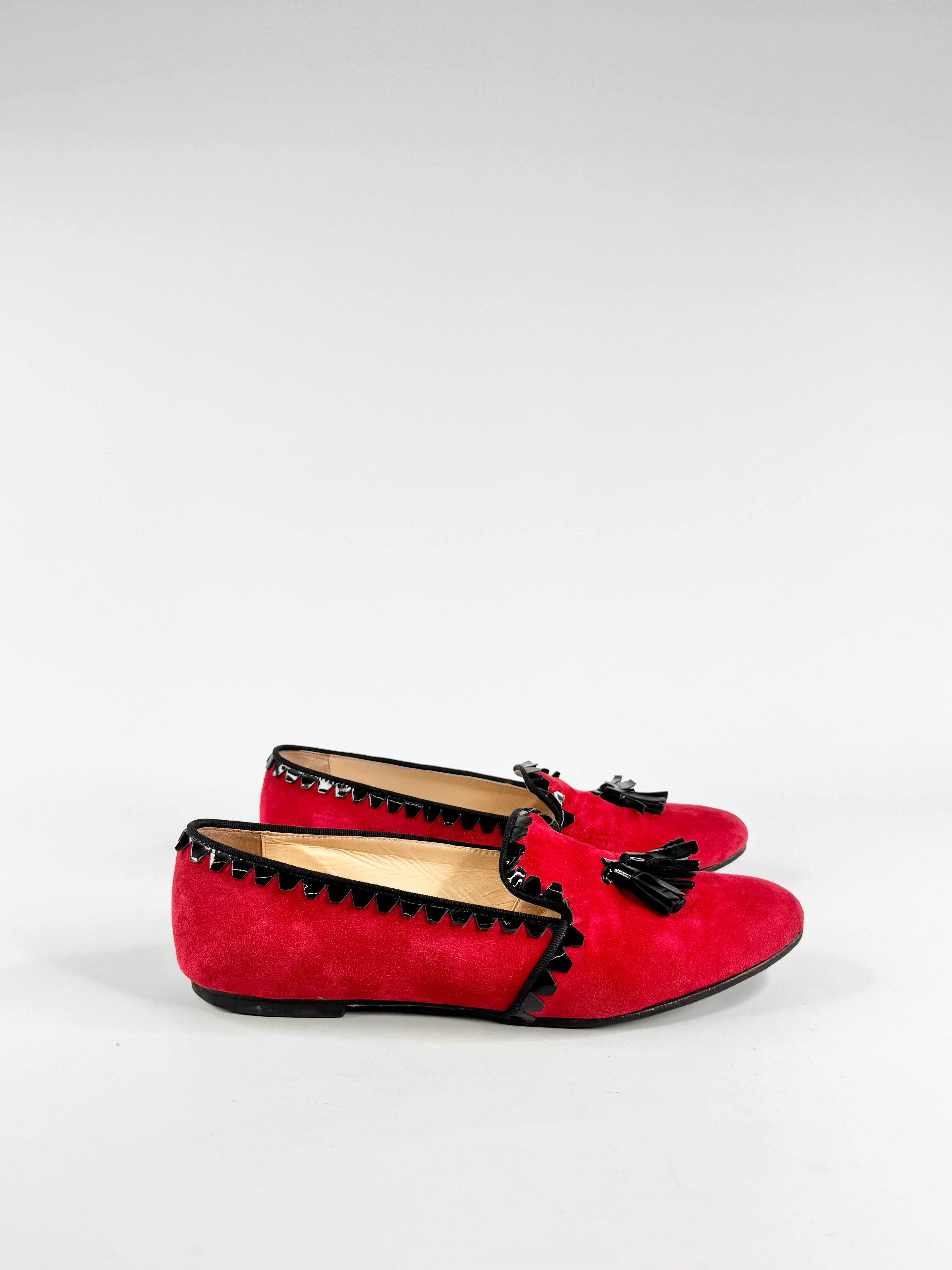 Moschino Cheap & Chic Cherry Red Loafers - EU40