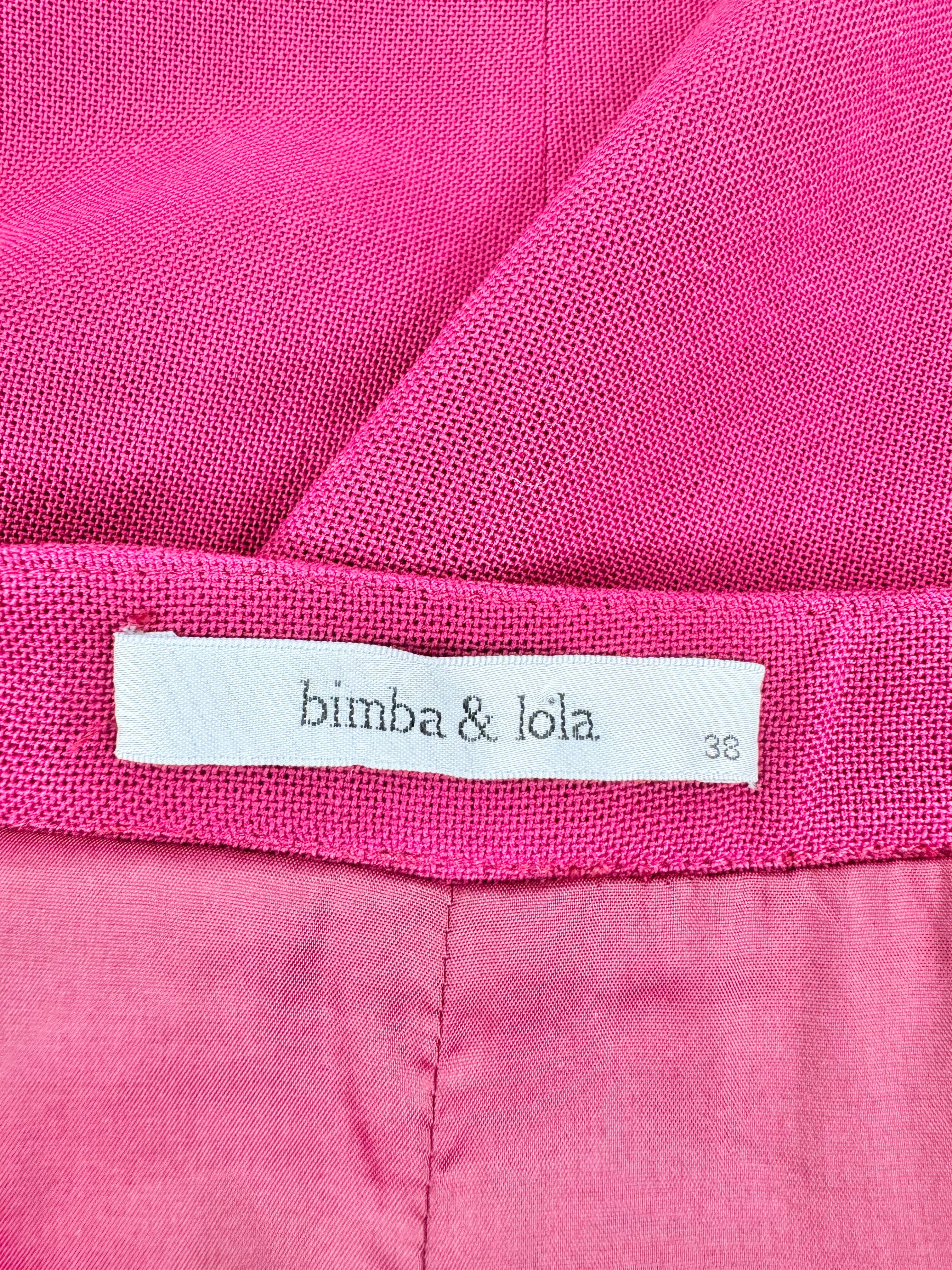Bimba & Lola Magenta Hot Pink Pencil Skirt - AU8