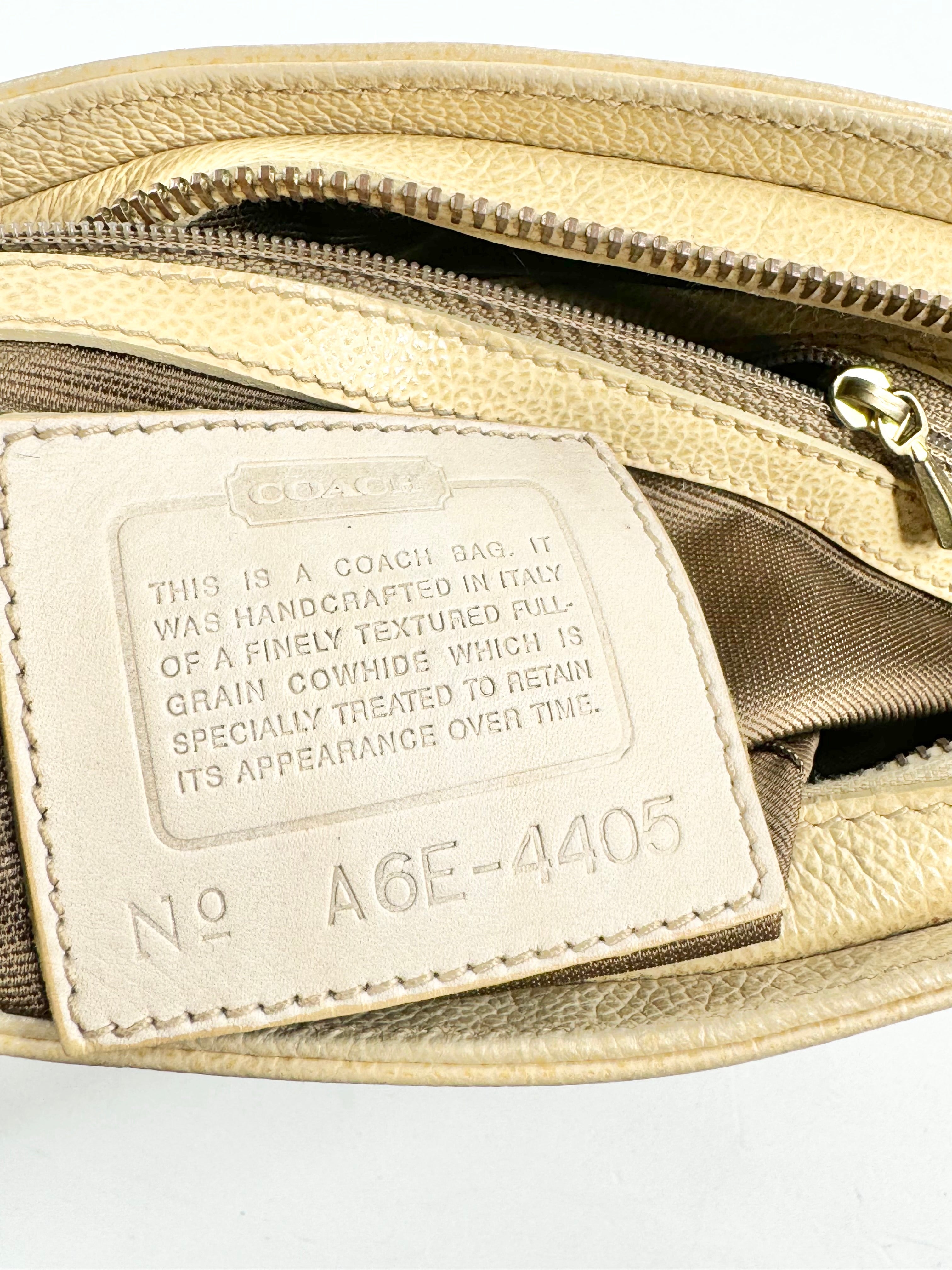 Coach Vanilla Cross Body Bag