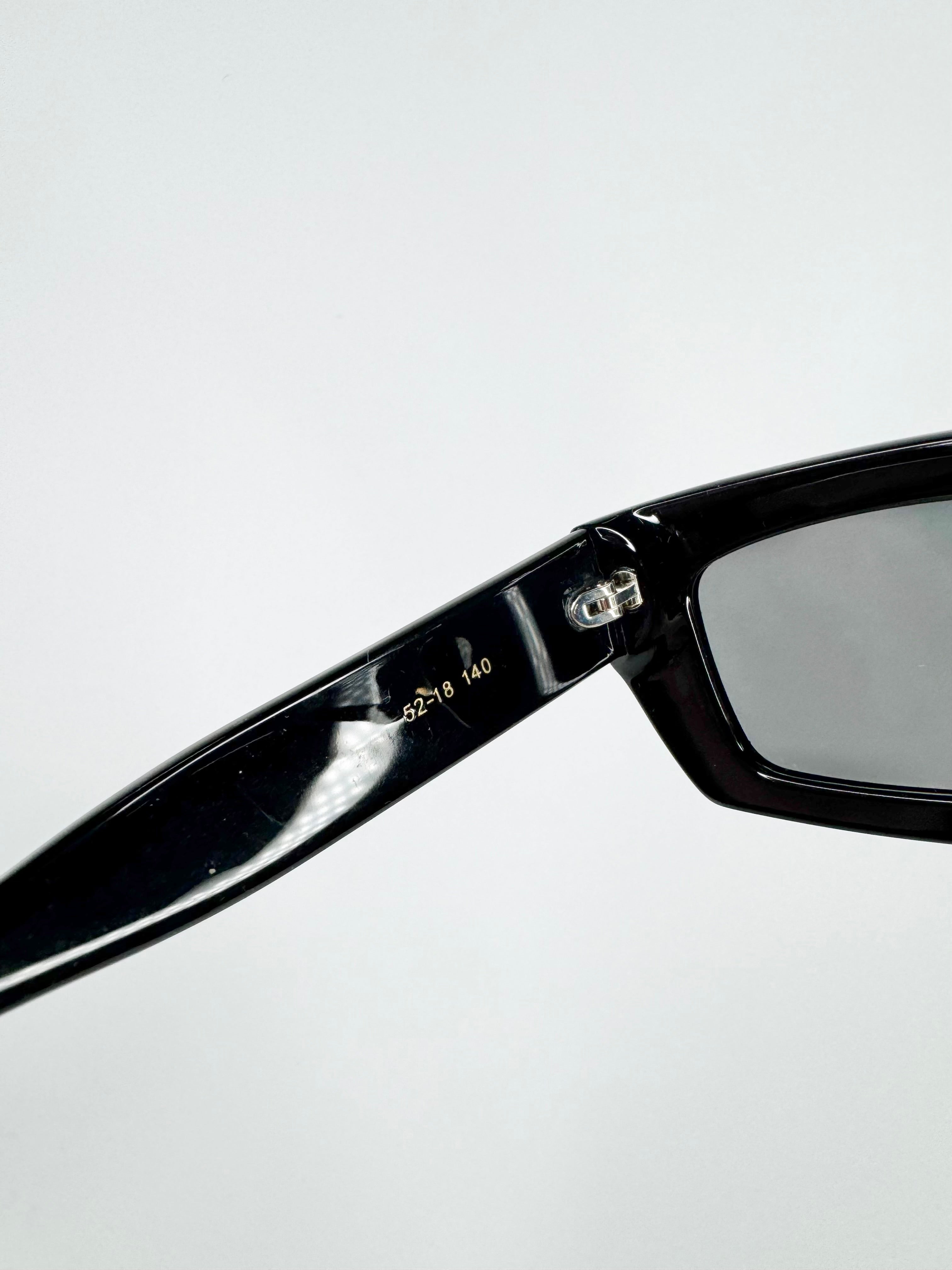 Vehla Black Rectangular Sunglasses