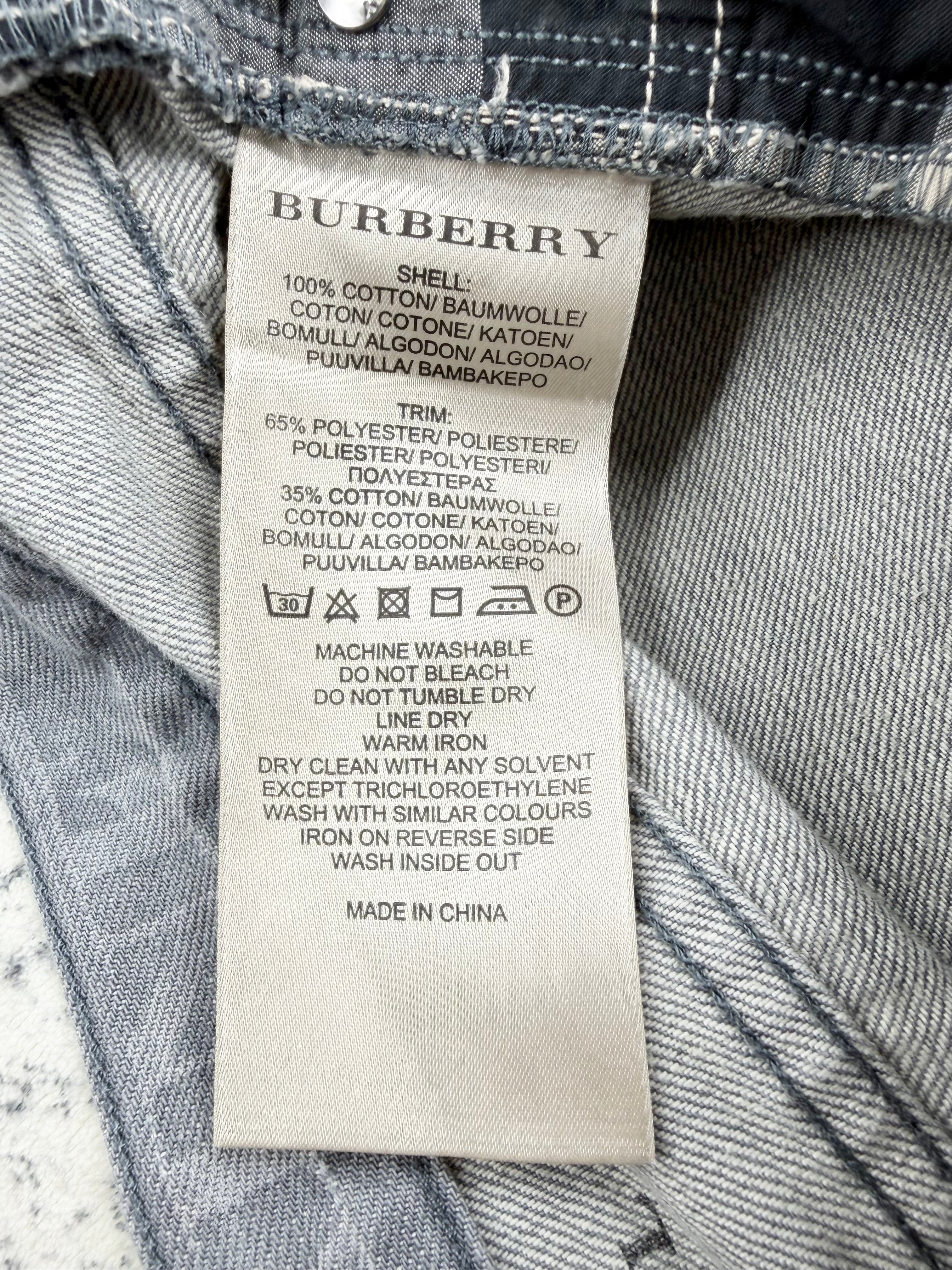 Burberry Grey Denim Jeans - 36
