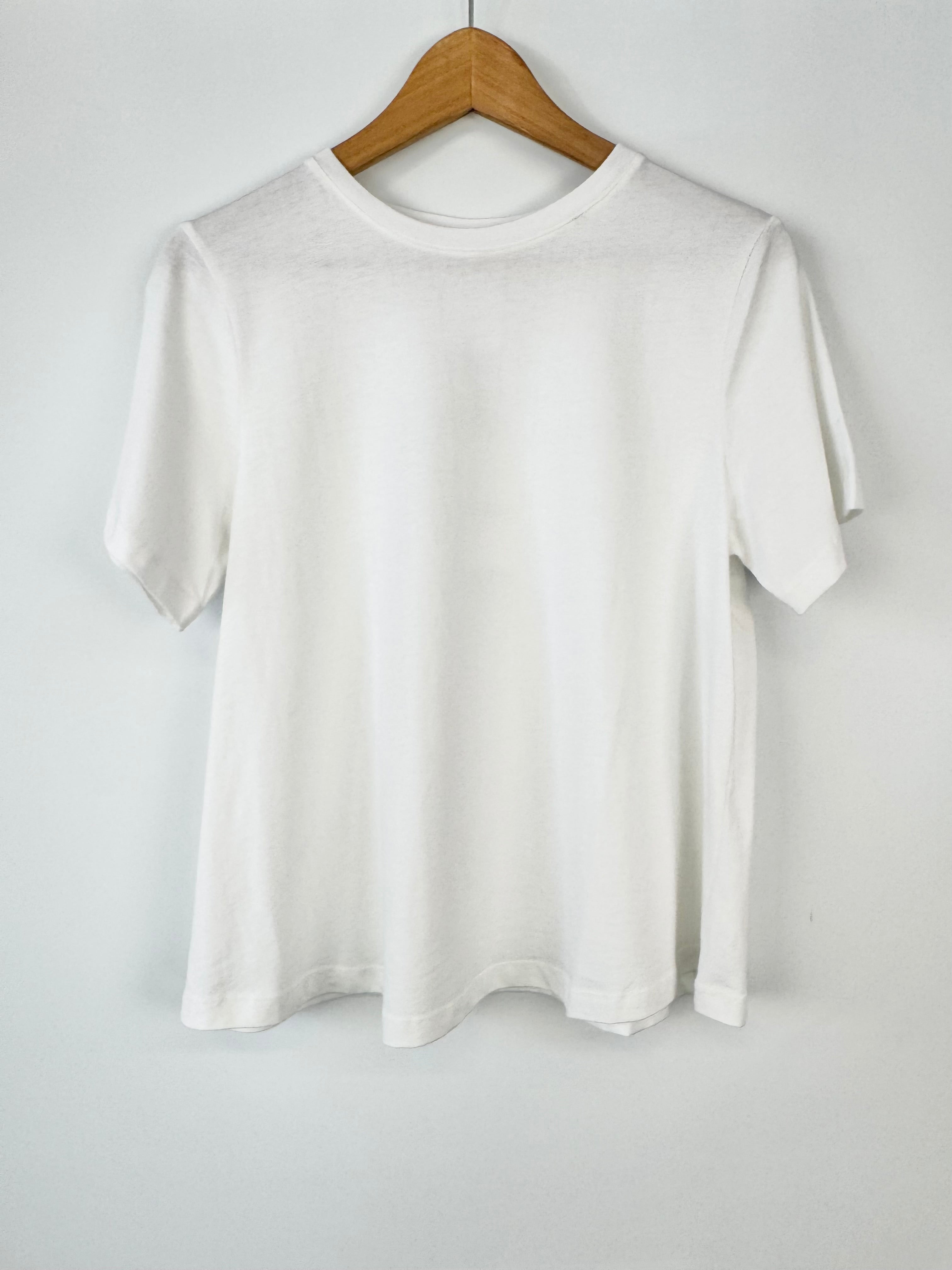 Kowtow White Fairtrade Cotton T-Shirt NWT - AU4/6