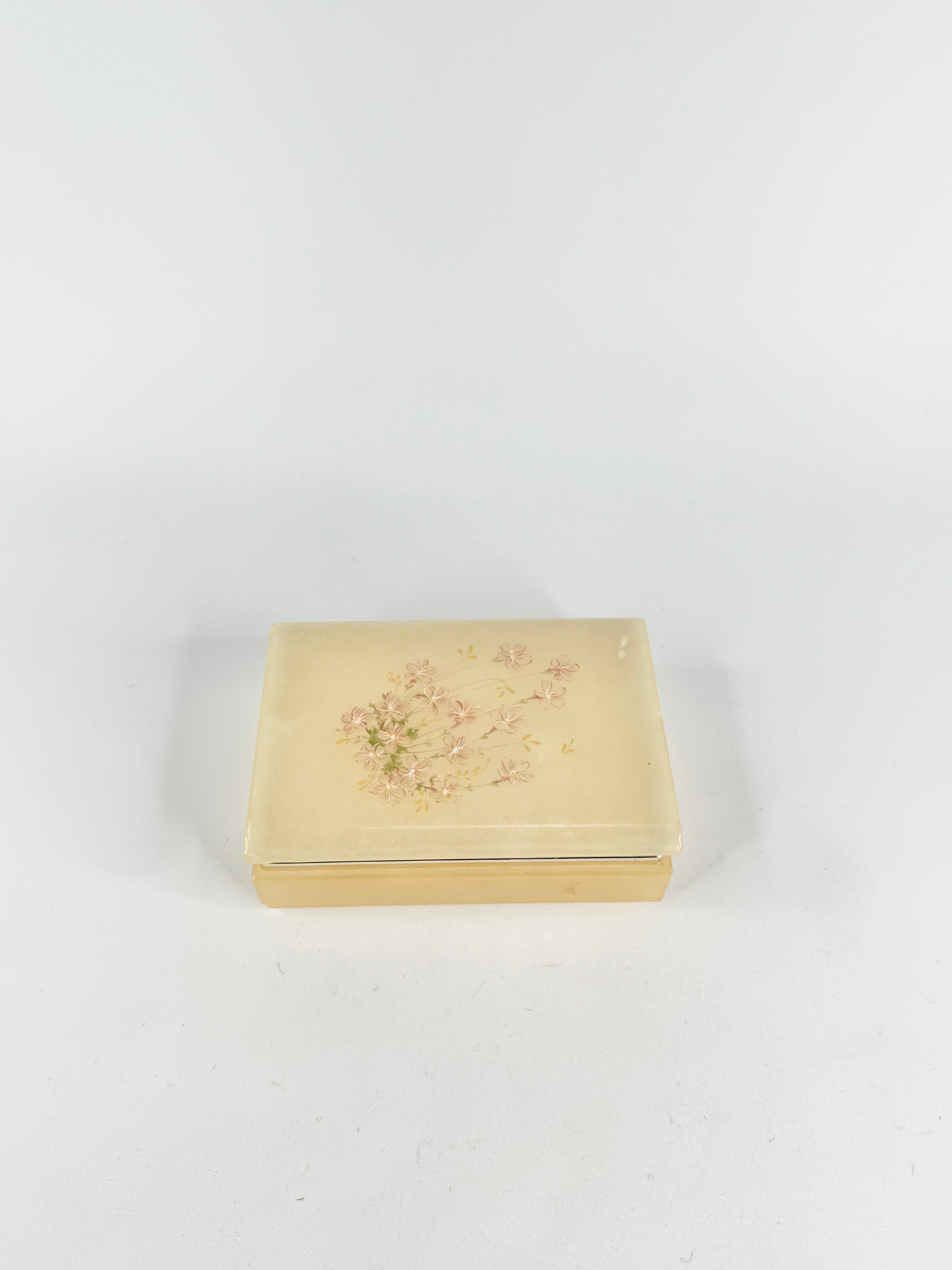 Alabaster Trinket Box