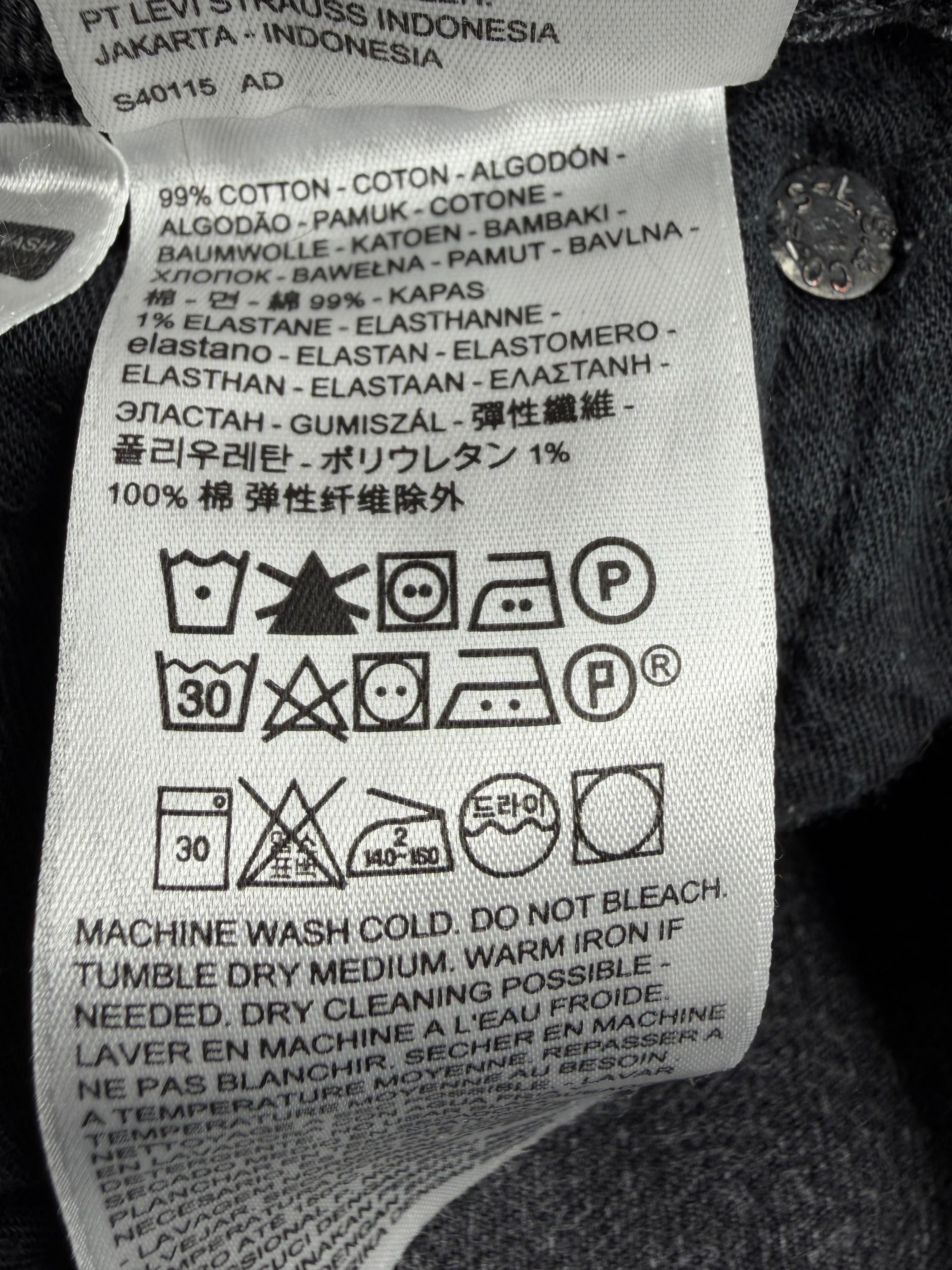Levi's 502 Grey Wash Jeans - AU14