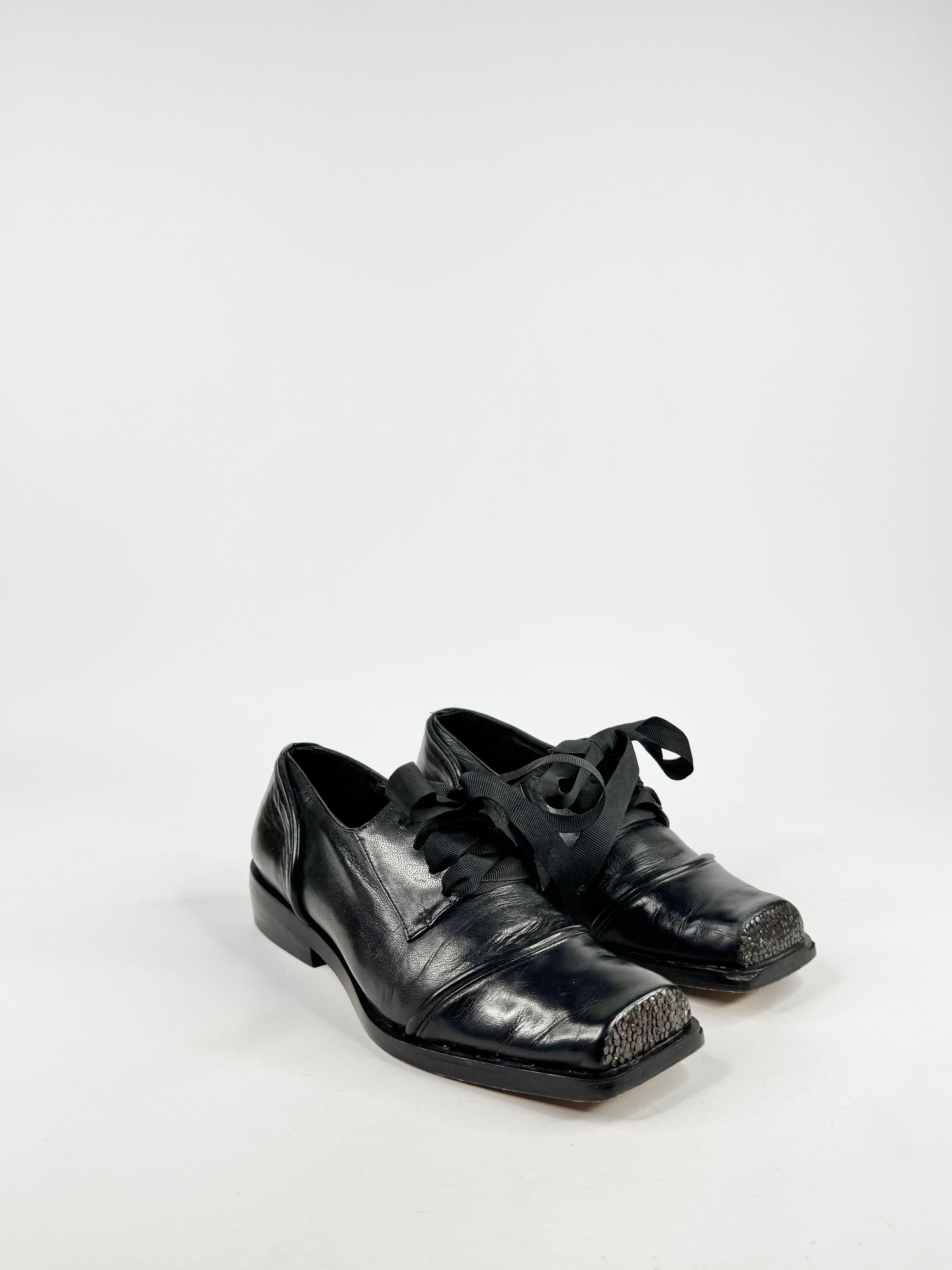 Preston ZLY Black 'Sojourner' Lace Up Shoes - EU37