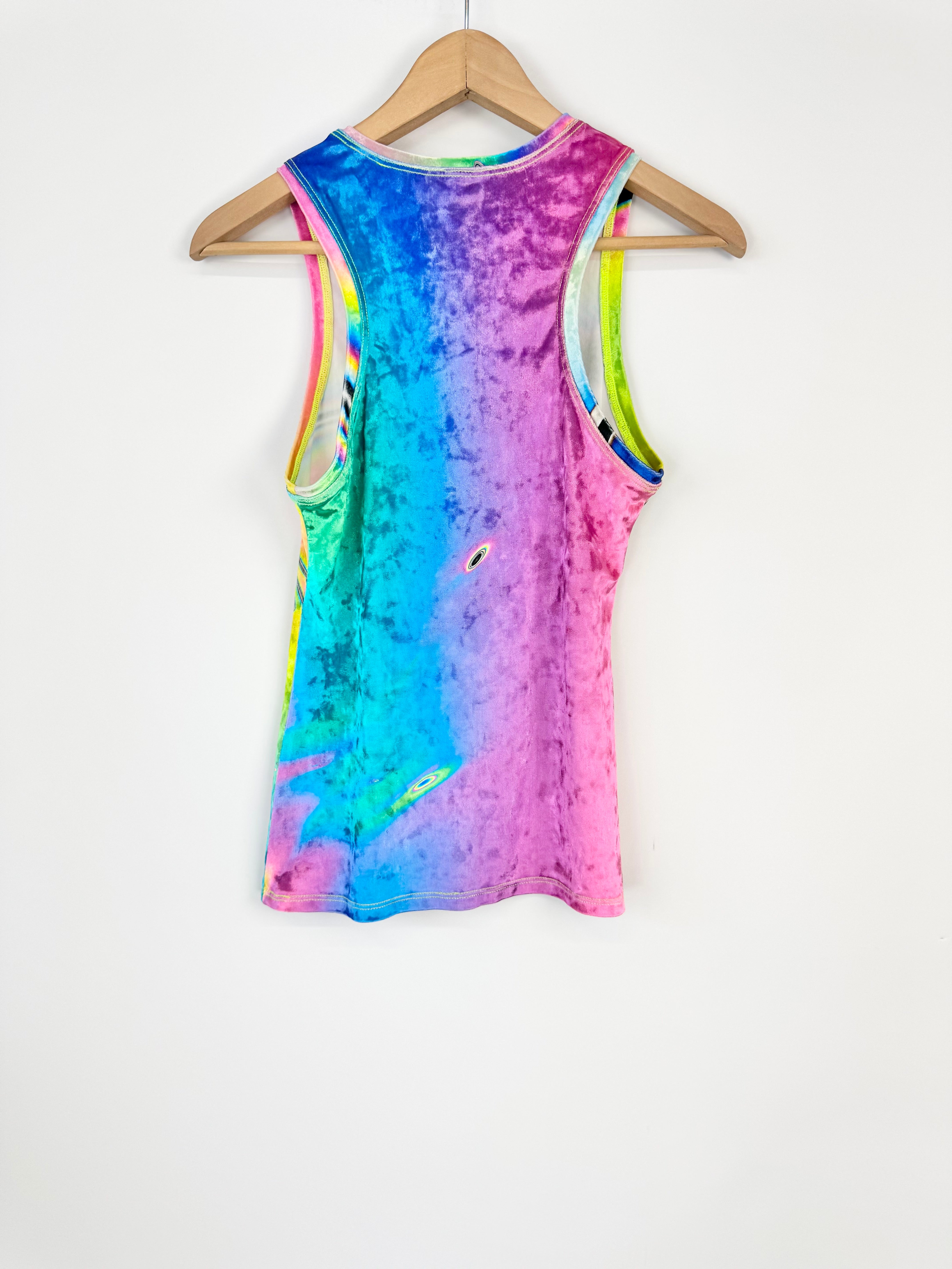 Erik Yvon Rainbow Velvet Tank Top - AU6/8