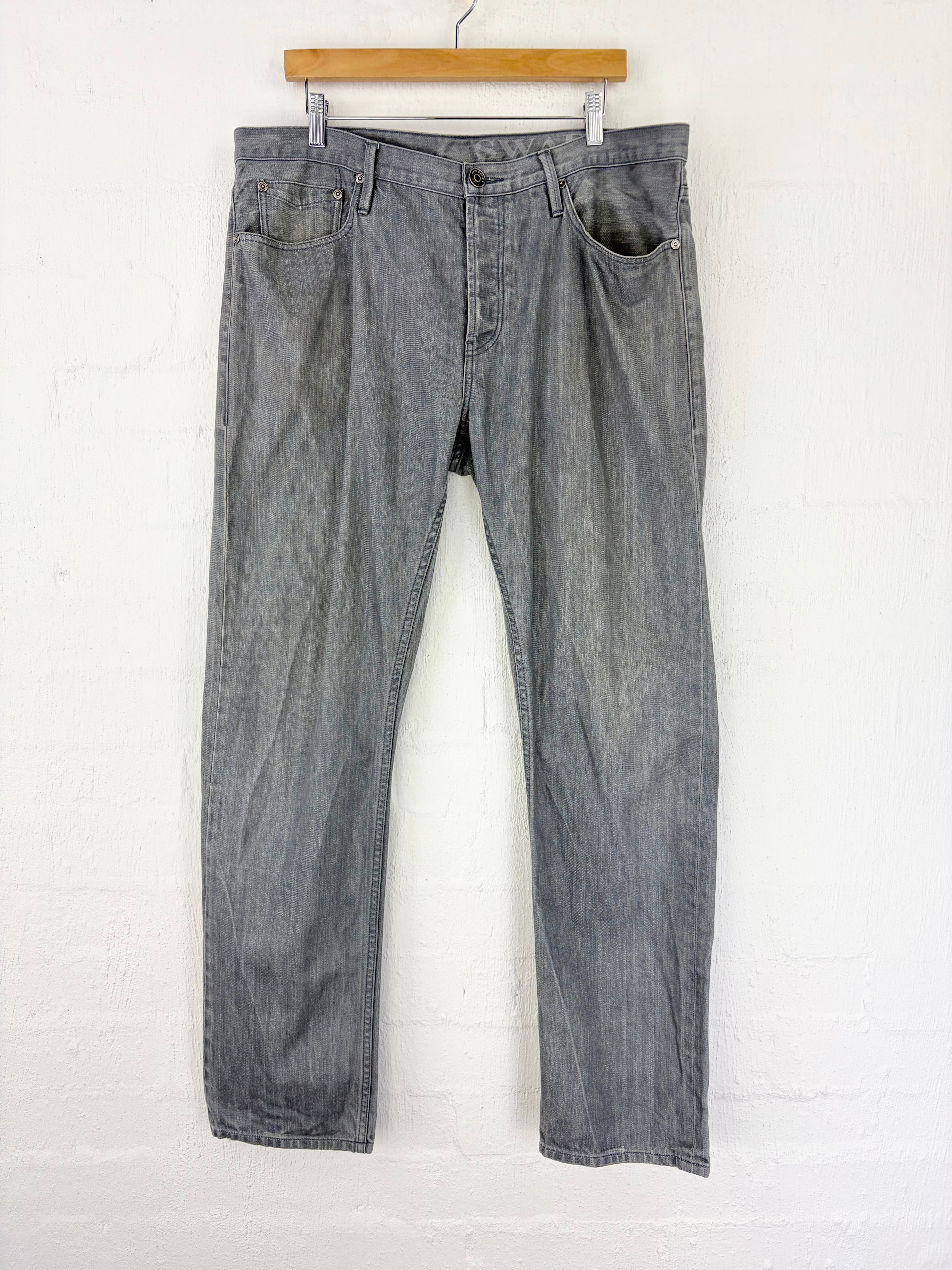 Burberry Grey Denim Jeans - 36
