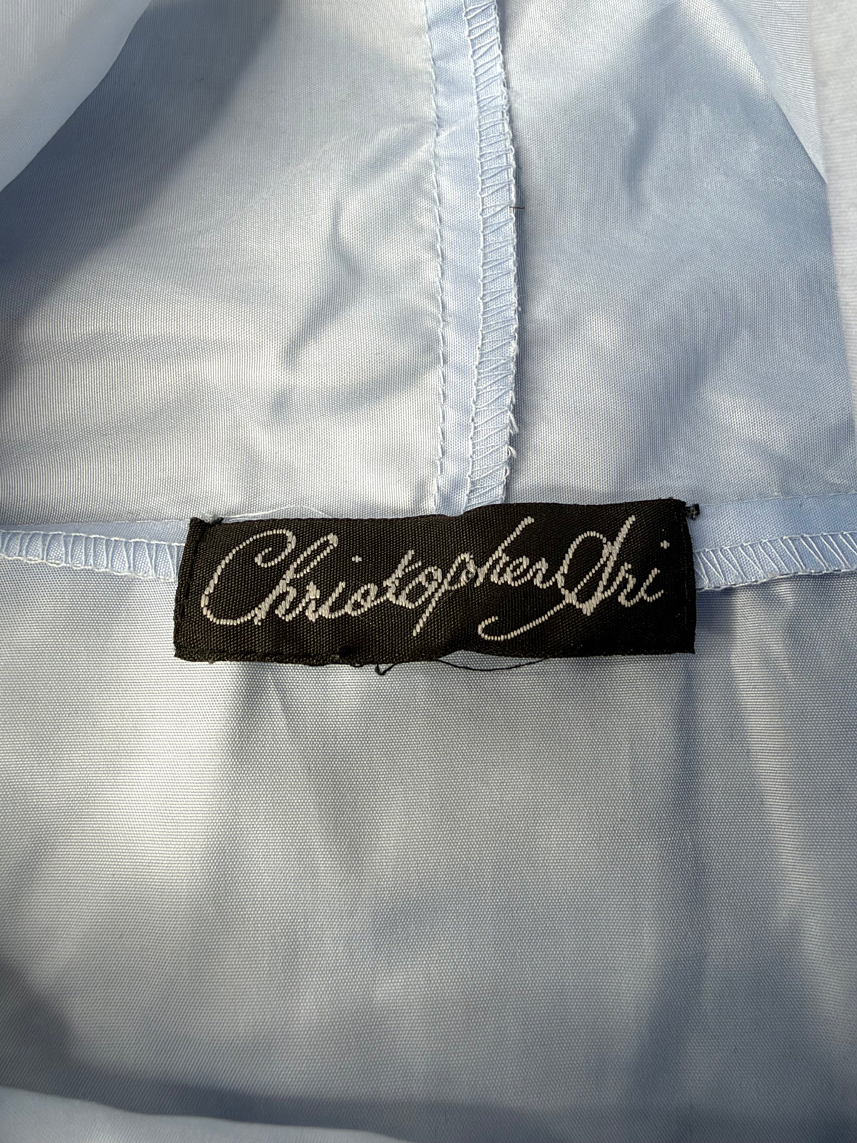 Christopher Ari Pale Blue Drawstring Tank - AU14