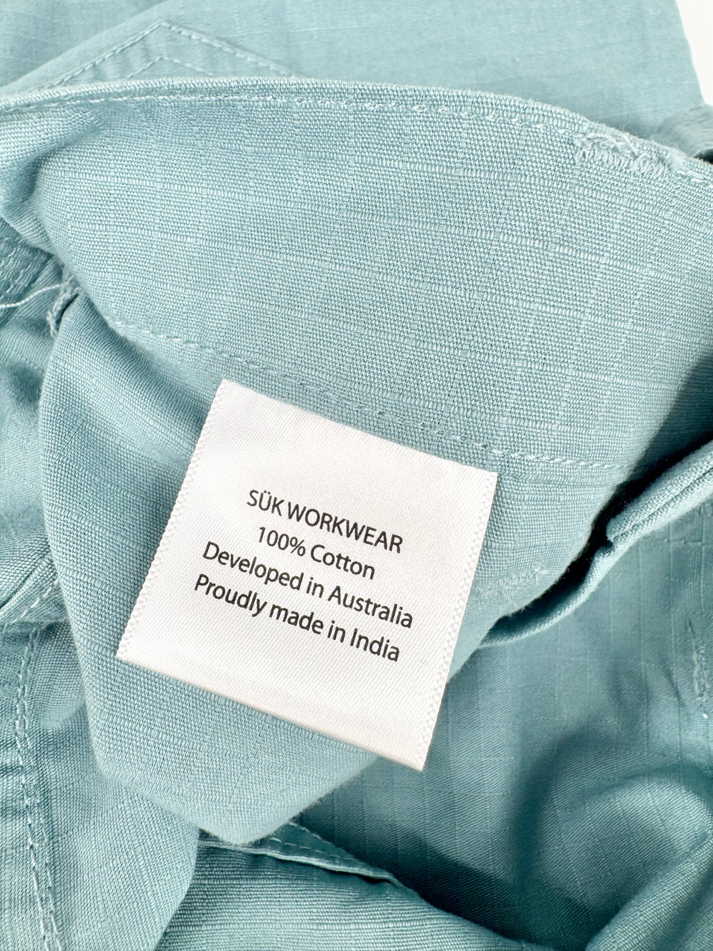 SÜK Workwear Light Blue Shorts NWT - AU6