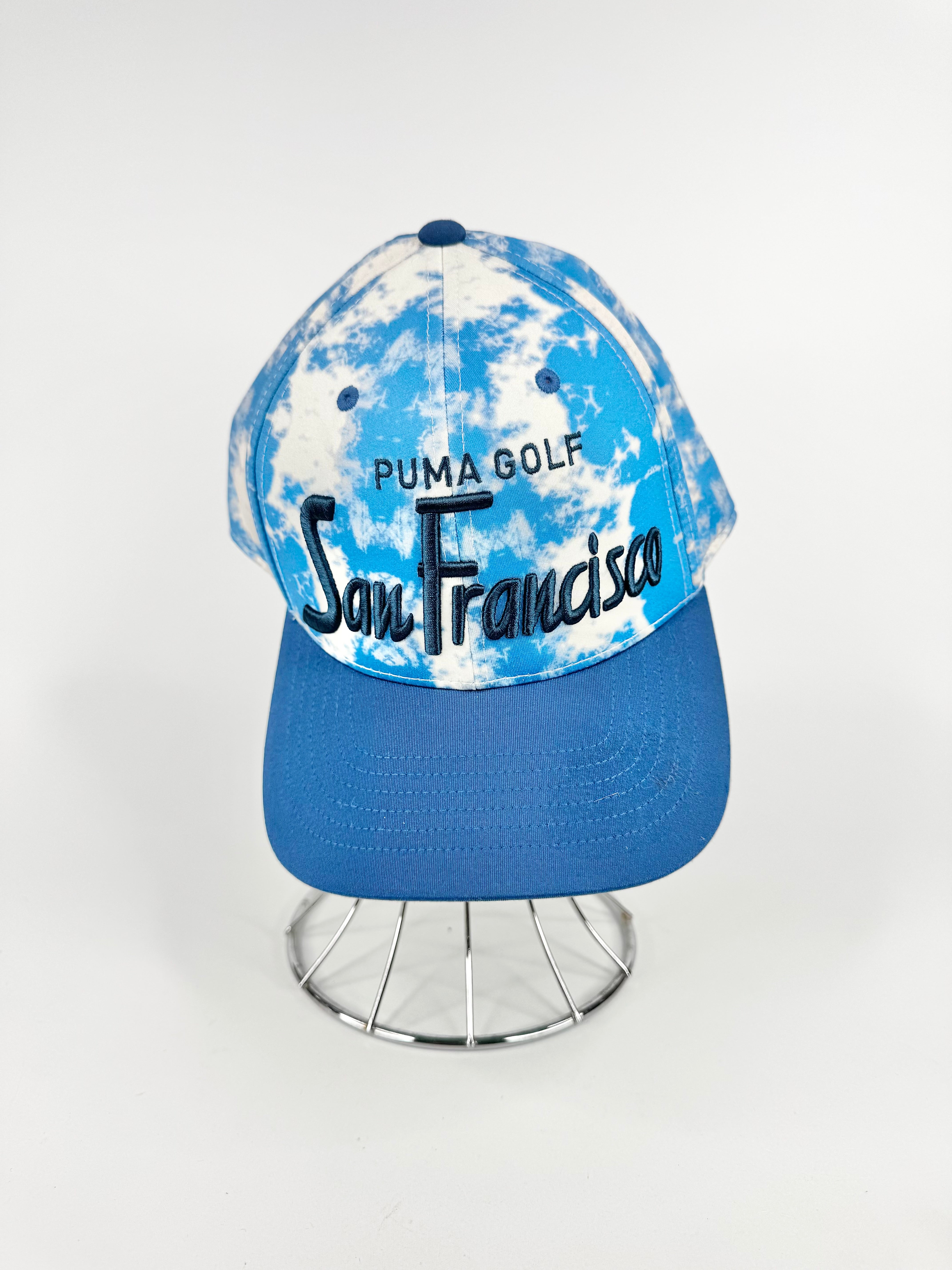 Puma Golf Blue & White San Francisco Trucker Hat