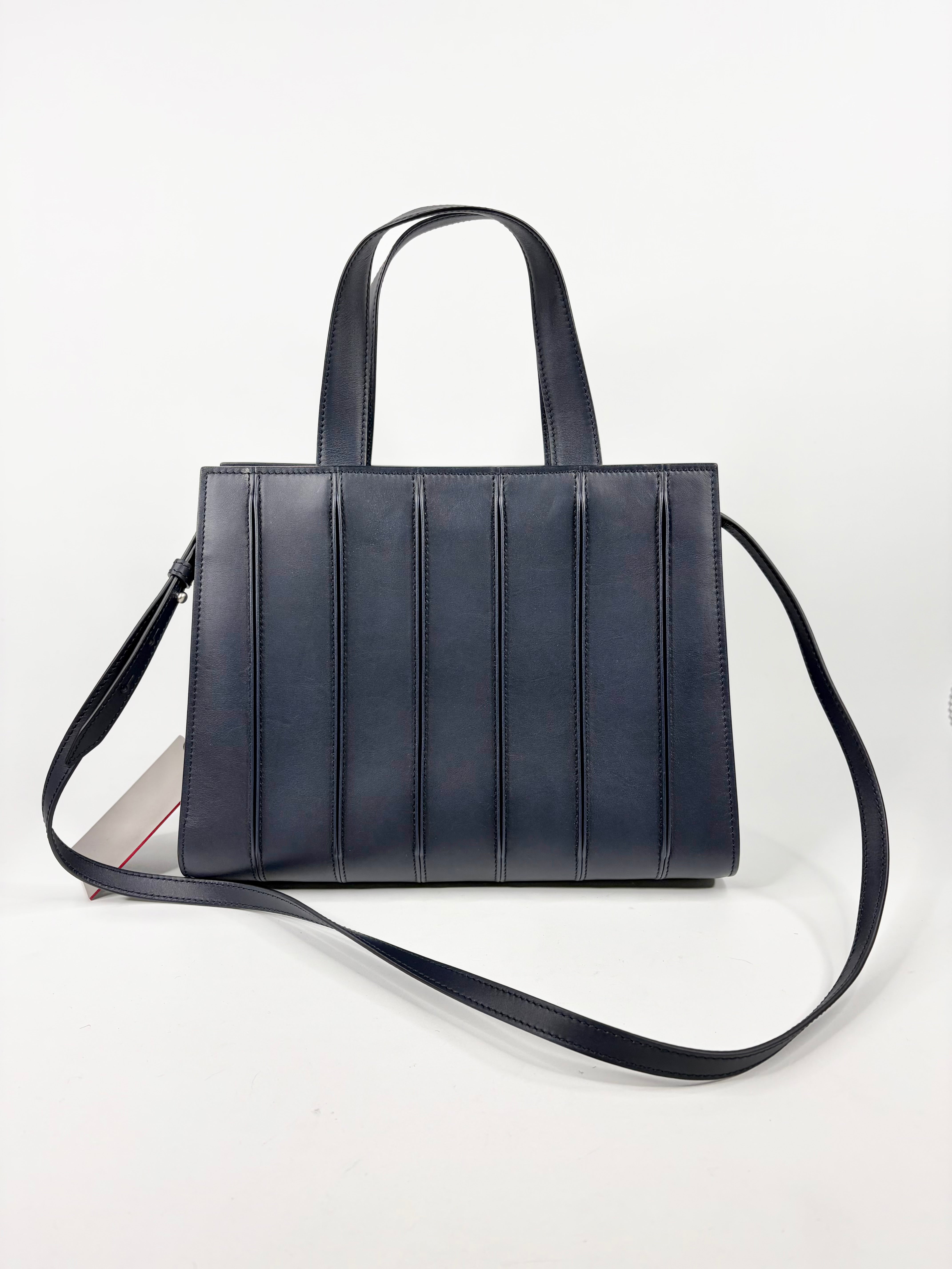 Max Mara Navy Medium 'Whitney' Bag - NWT
