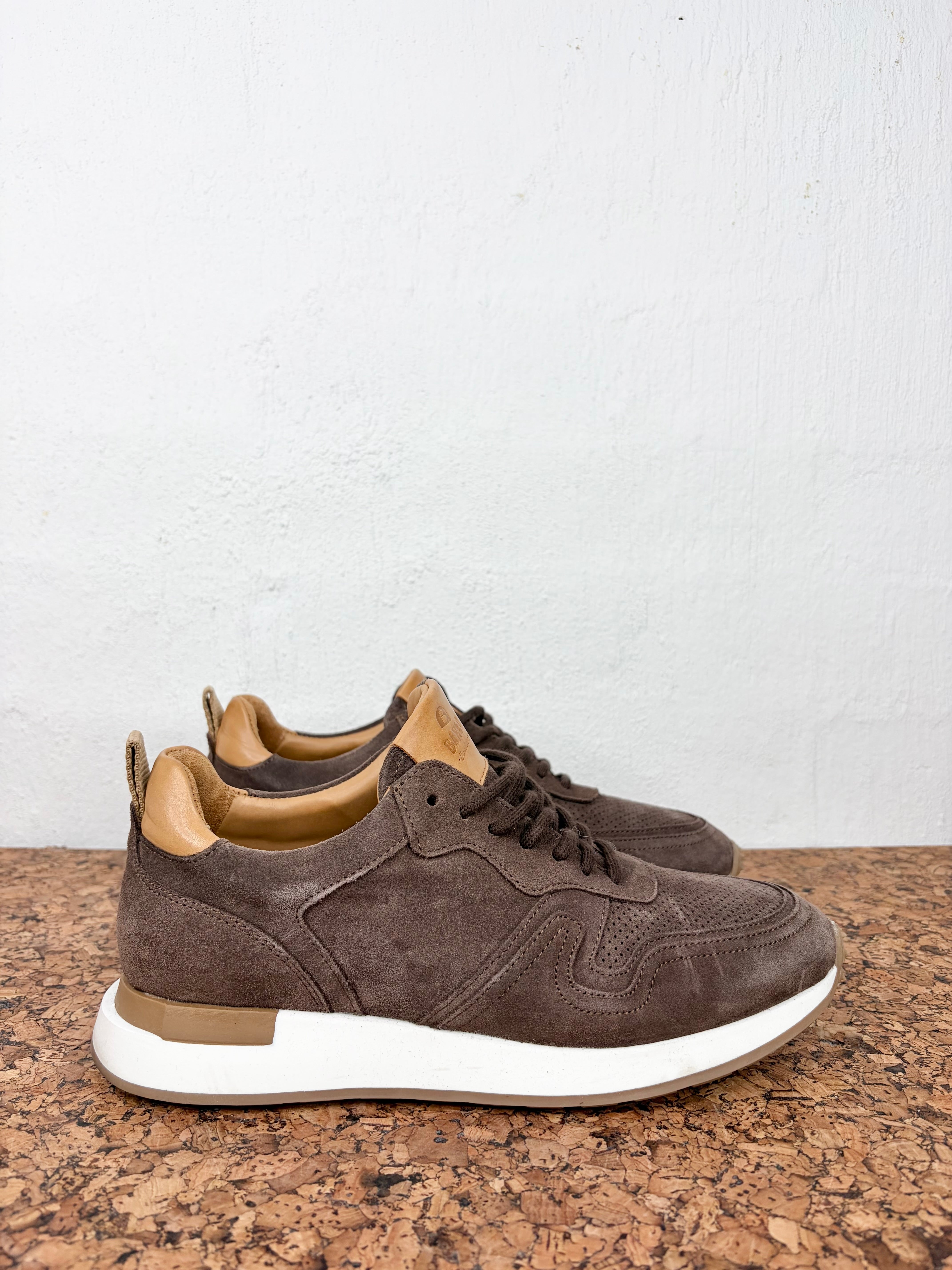 Bared 'Actinium' Chocolate Suede Sneaker - EU40