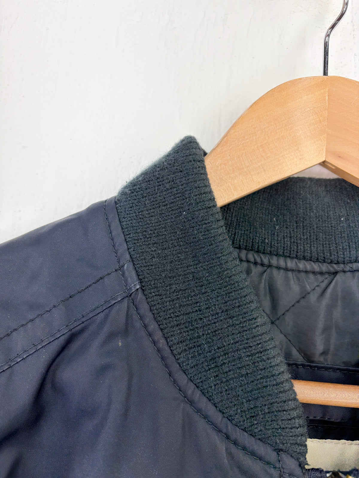 Abercrombie & Fitch Black Bomber Style Jacket - XL