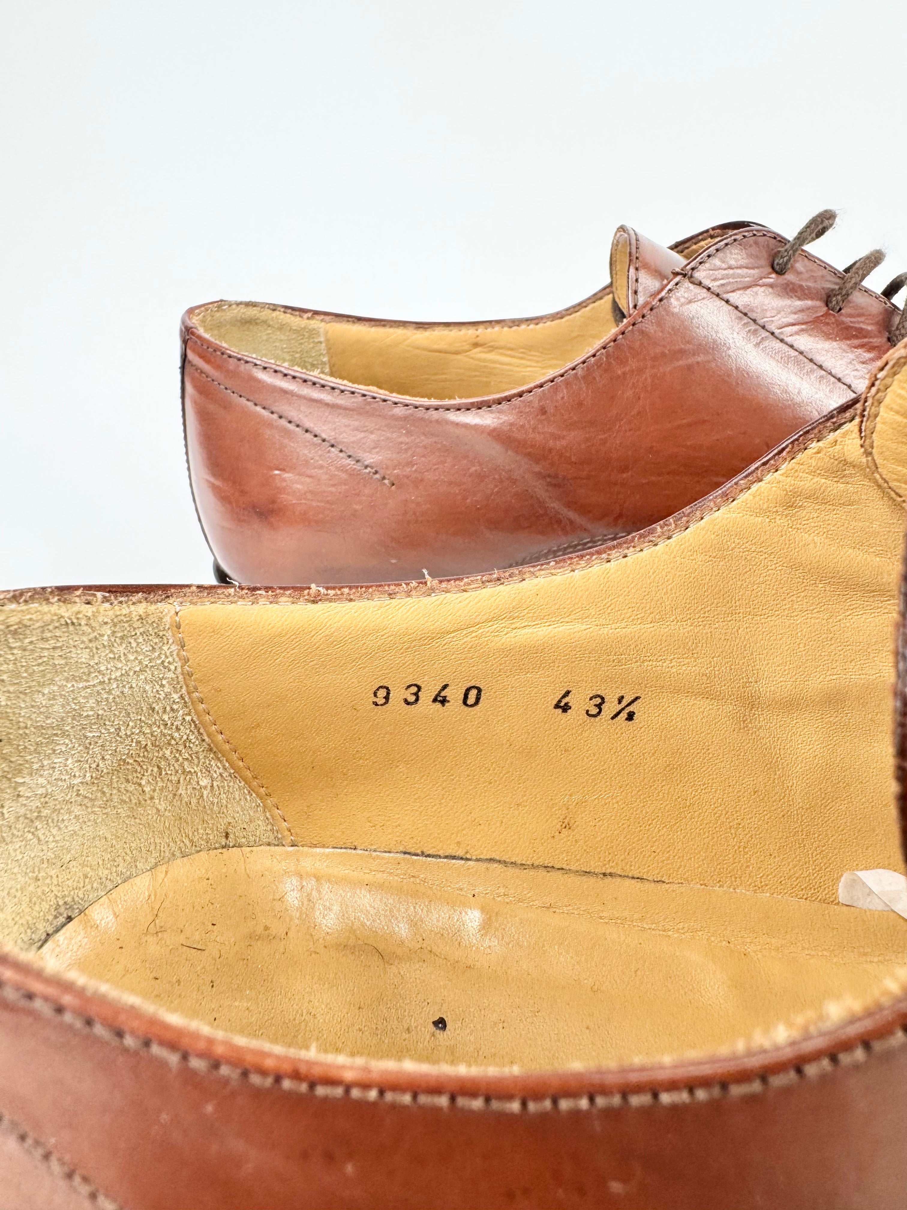 Mario Fagni Deep Tan Lace Ups - EU43.5