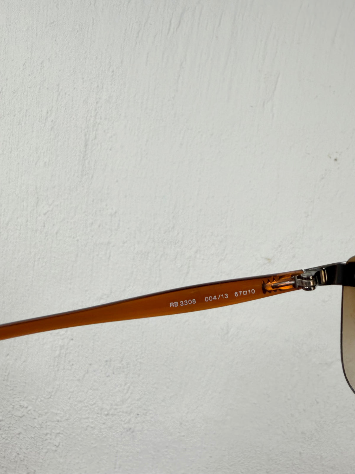 Ray-Ban 3308 Discontinued Rimless Shield Gradient Sunglasses