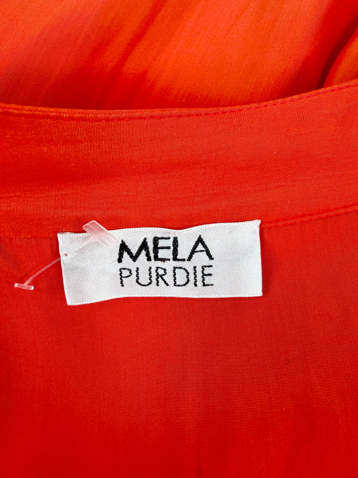 Mela Purdie Deep Orange Silky Blouse - AU16