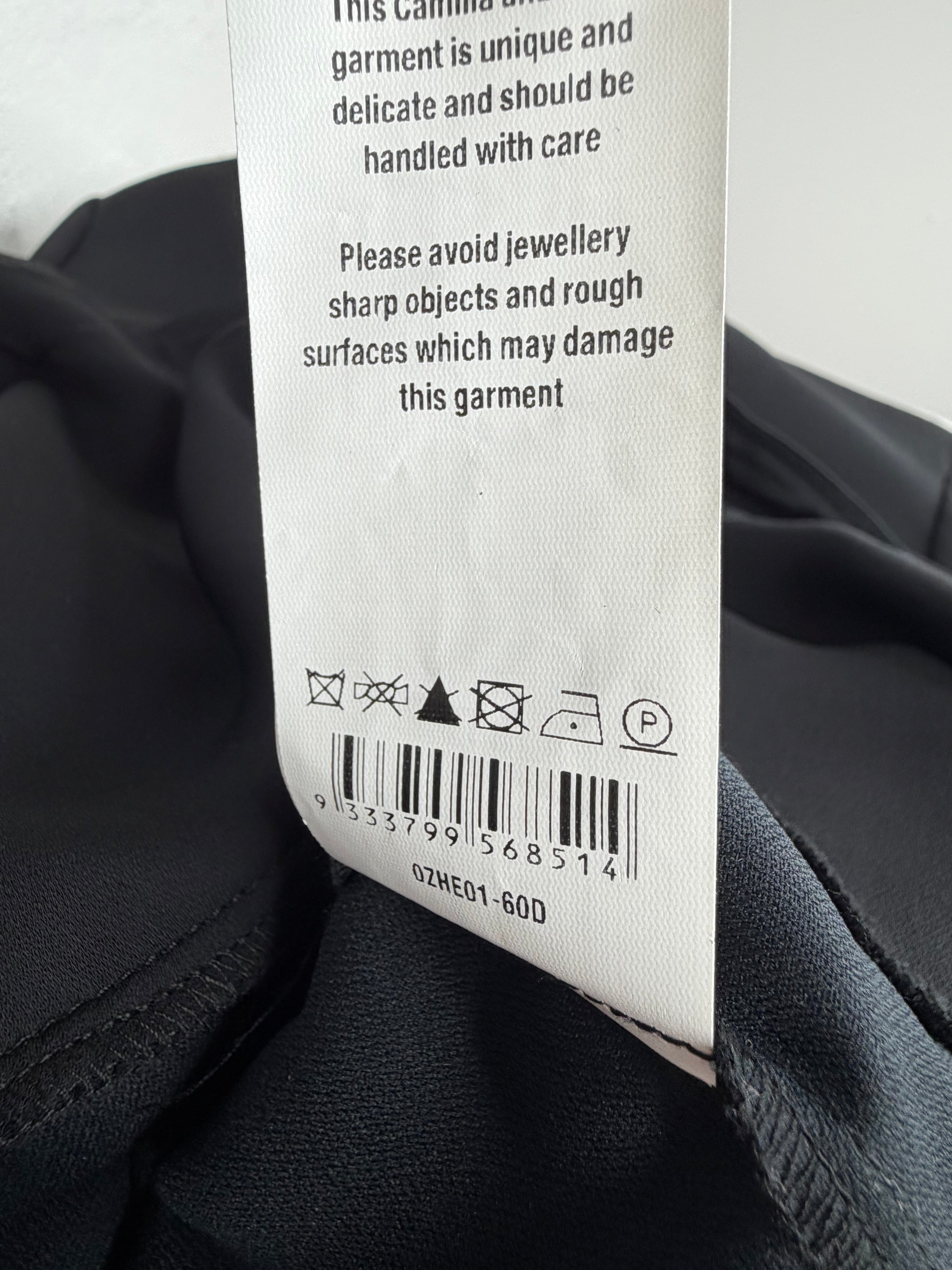 Camilla & Marc Black 'Mercury Belted Blouse' NWT - AU8