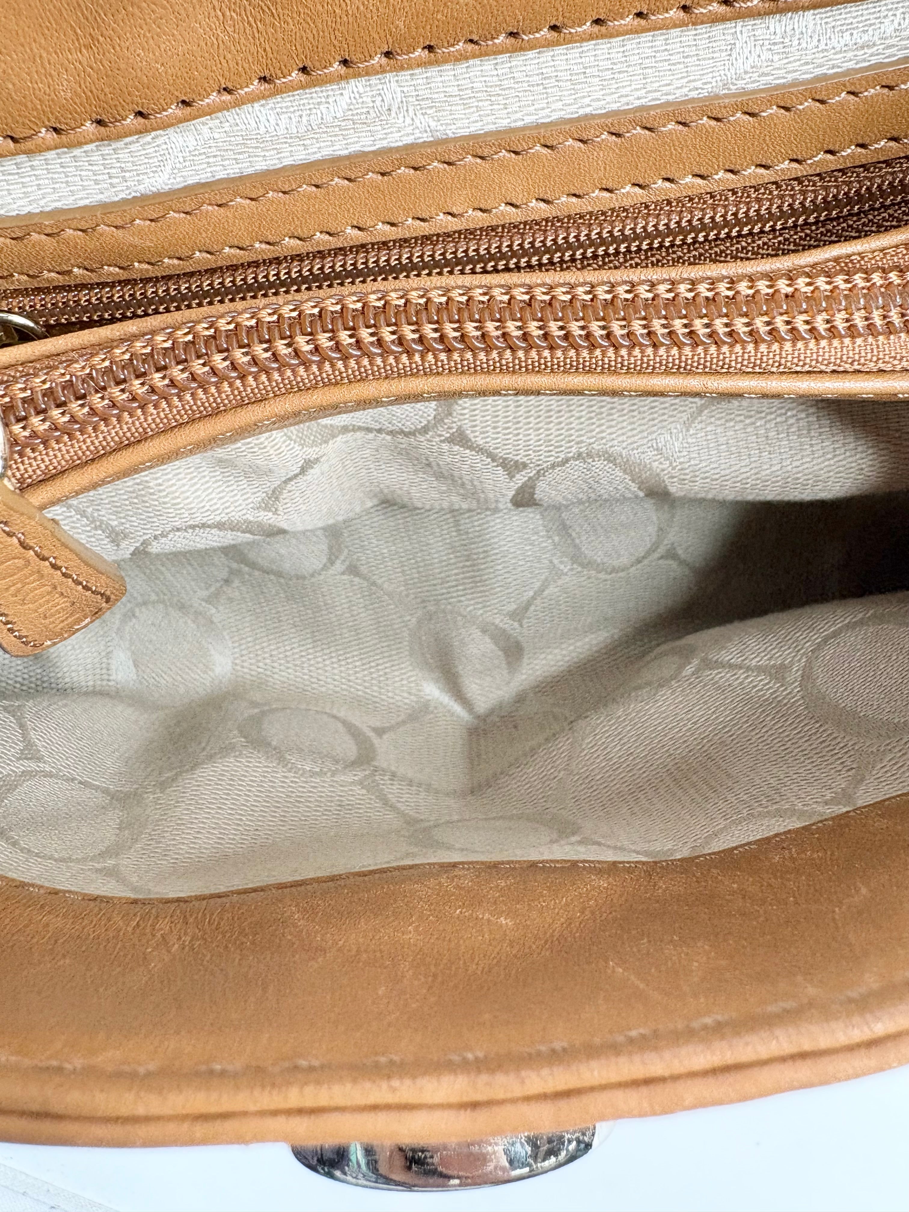 Oroton Cinnamon Leather Small Crossbody Bag