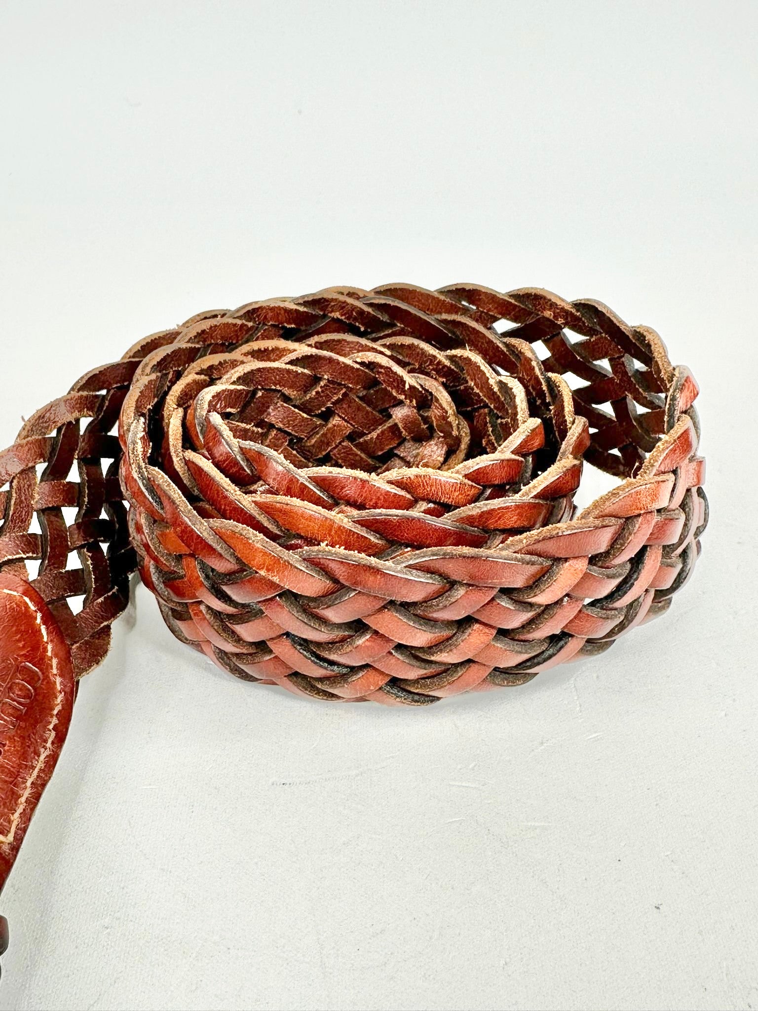 MFW Vintage Woven Leather Belt