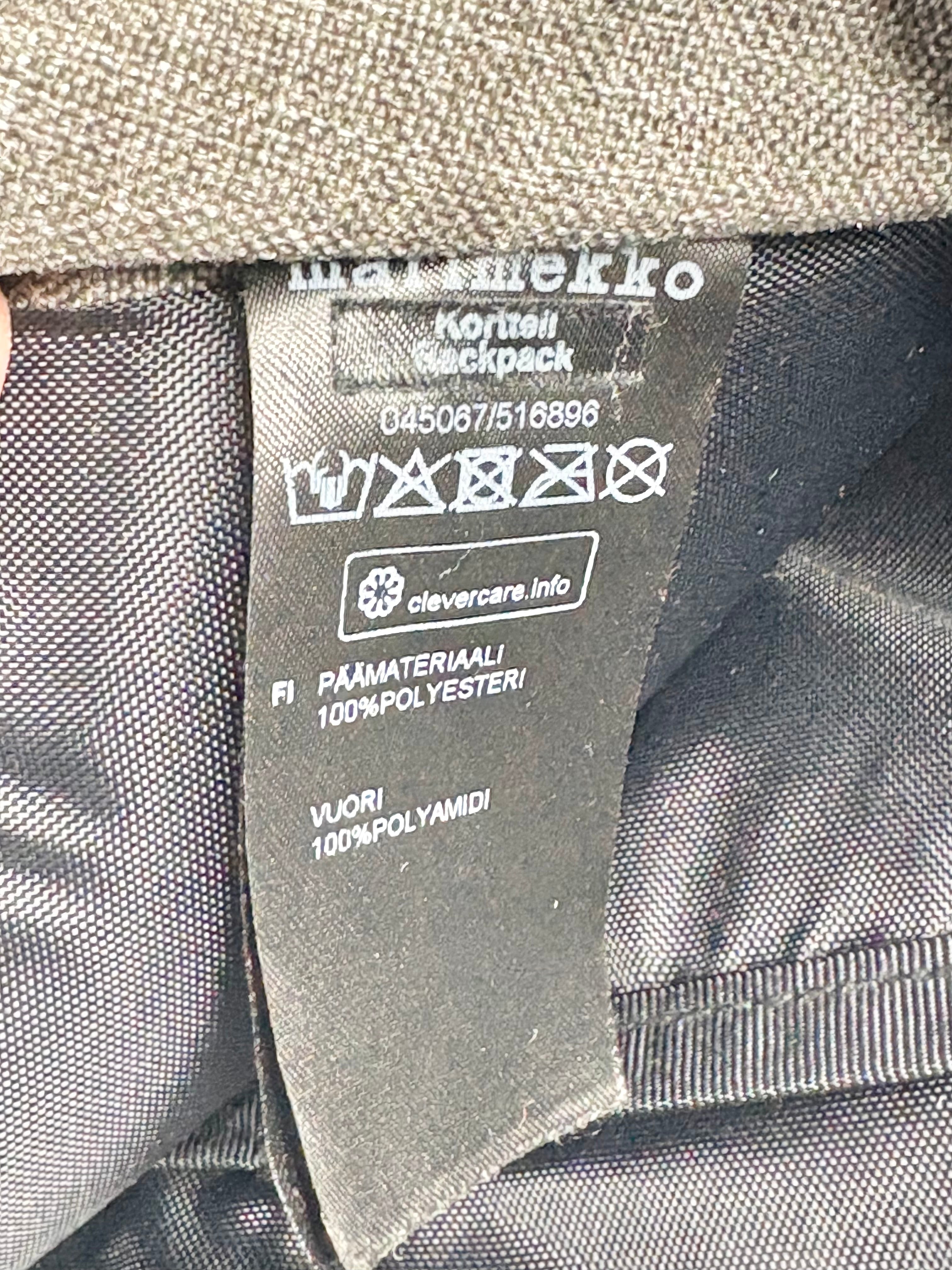 Marimekko Grey 'Korttelli' Backpack