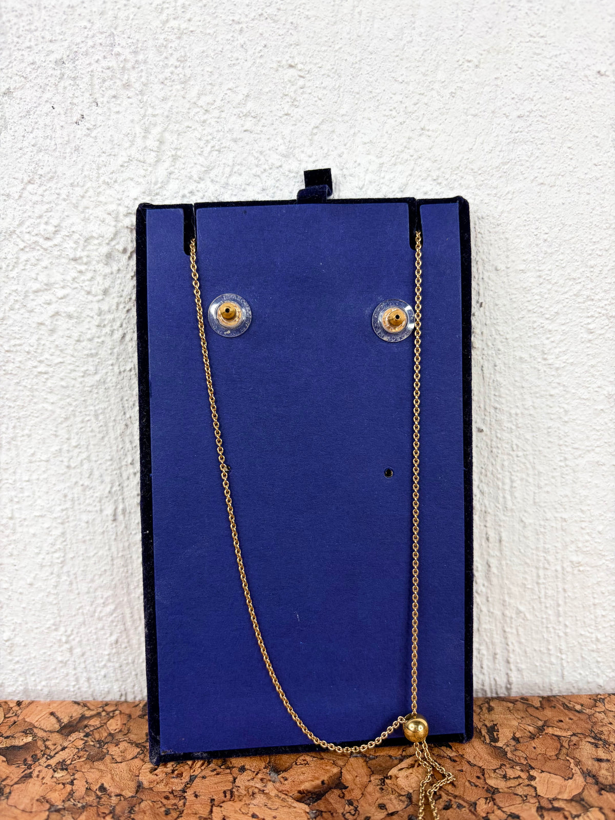Swarovski Lucky Goddess Asymmetrical Earrings & Necklace Set