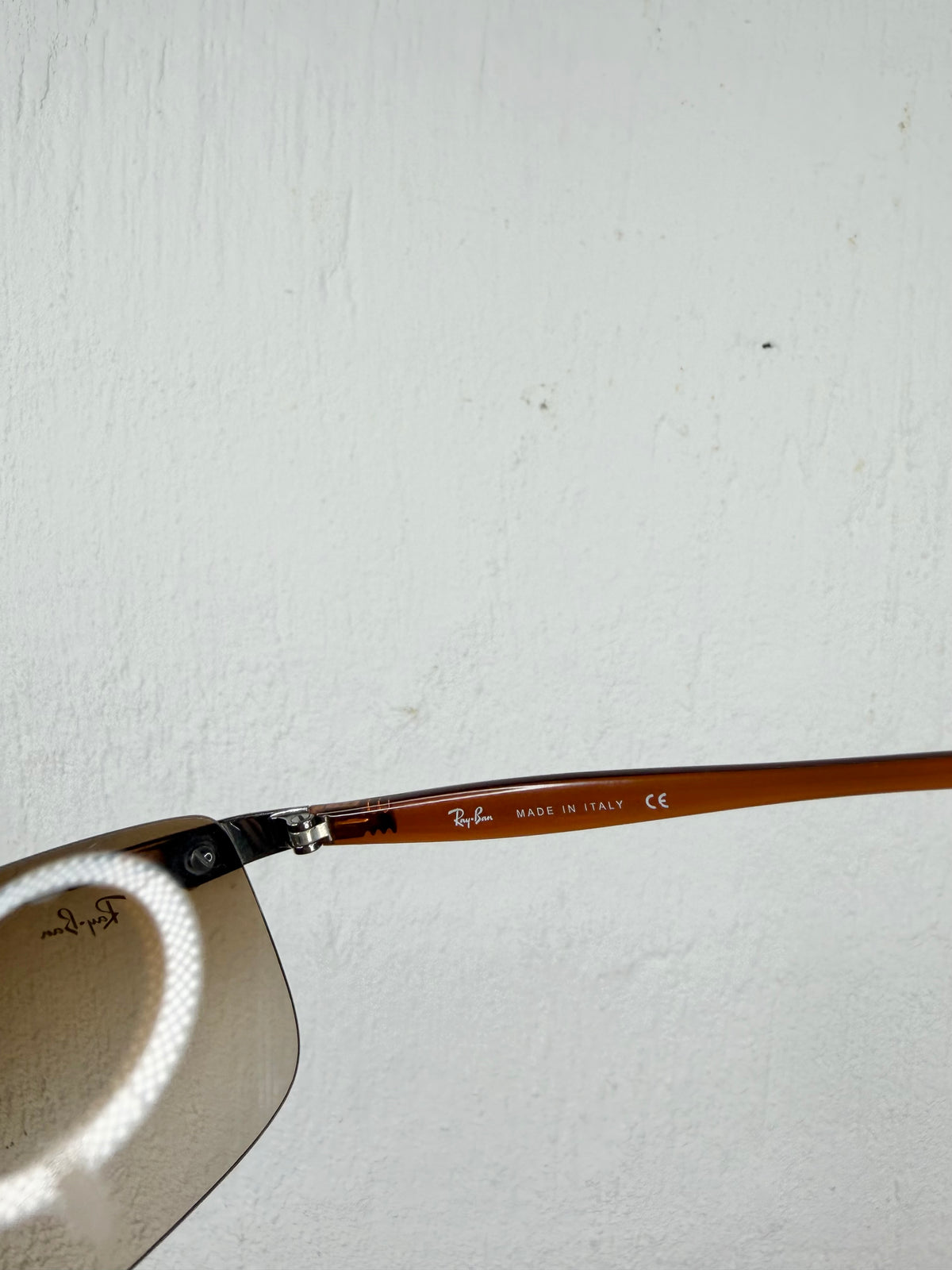Ray-Ban 3308 Discontinued Rimless Shield Gradient Sunglasses