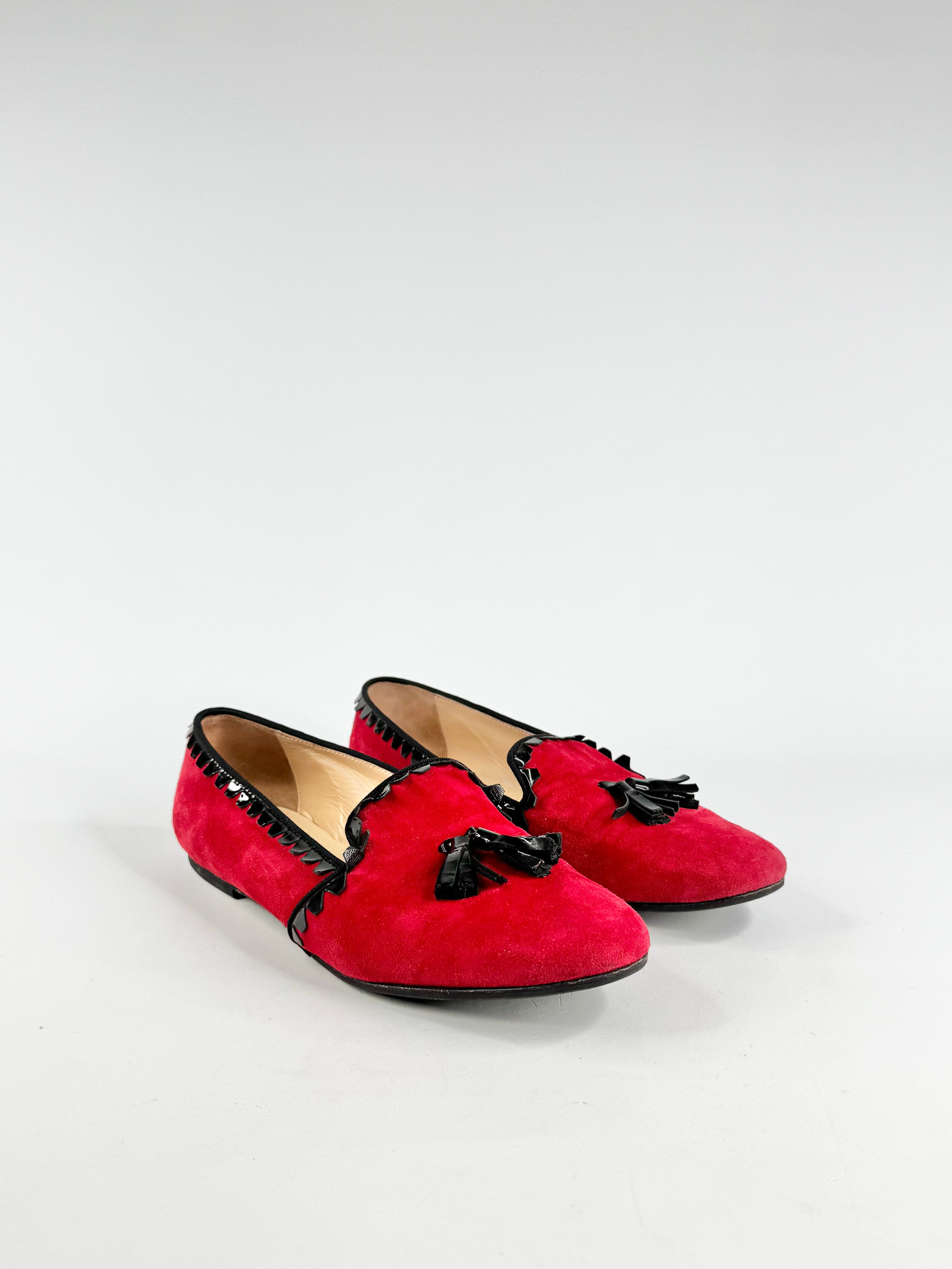 Moschino Cheap & Chic Cherry Red Loafers - EU40