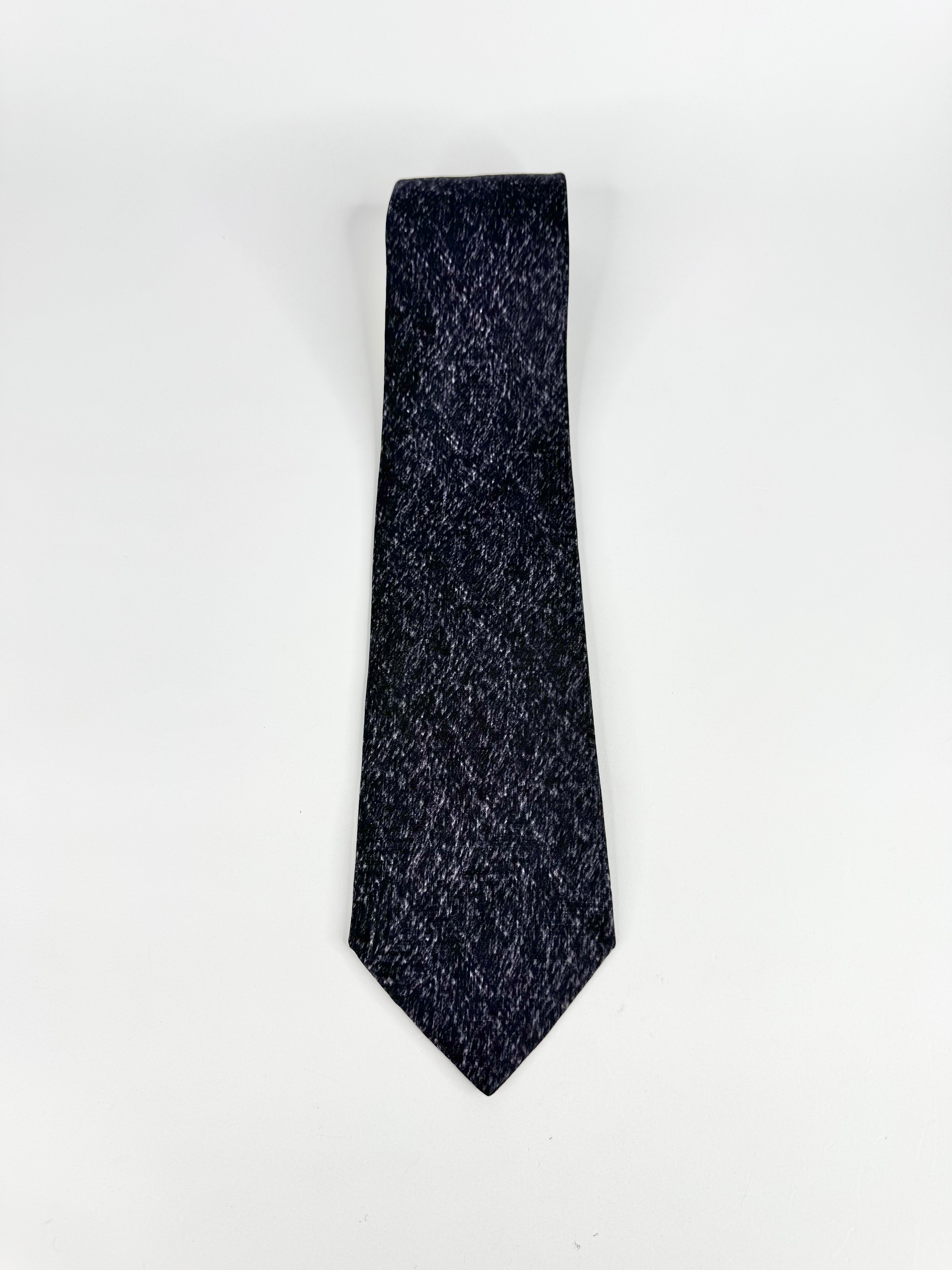 Valentino Cravatte Violet & Grey Silk Tie