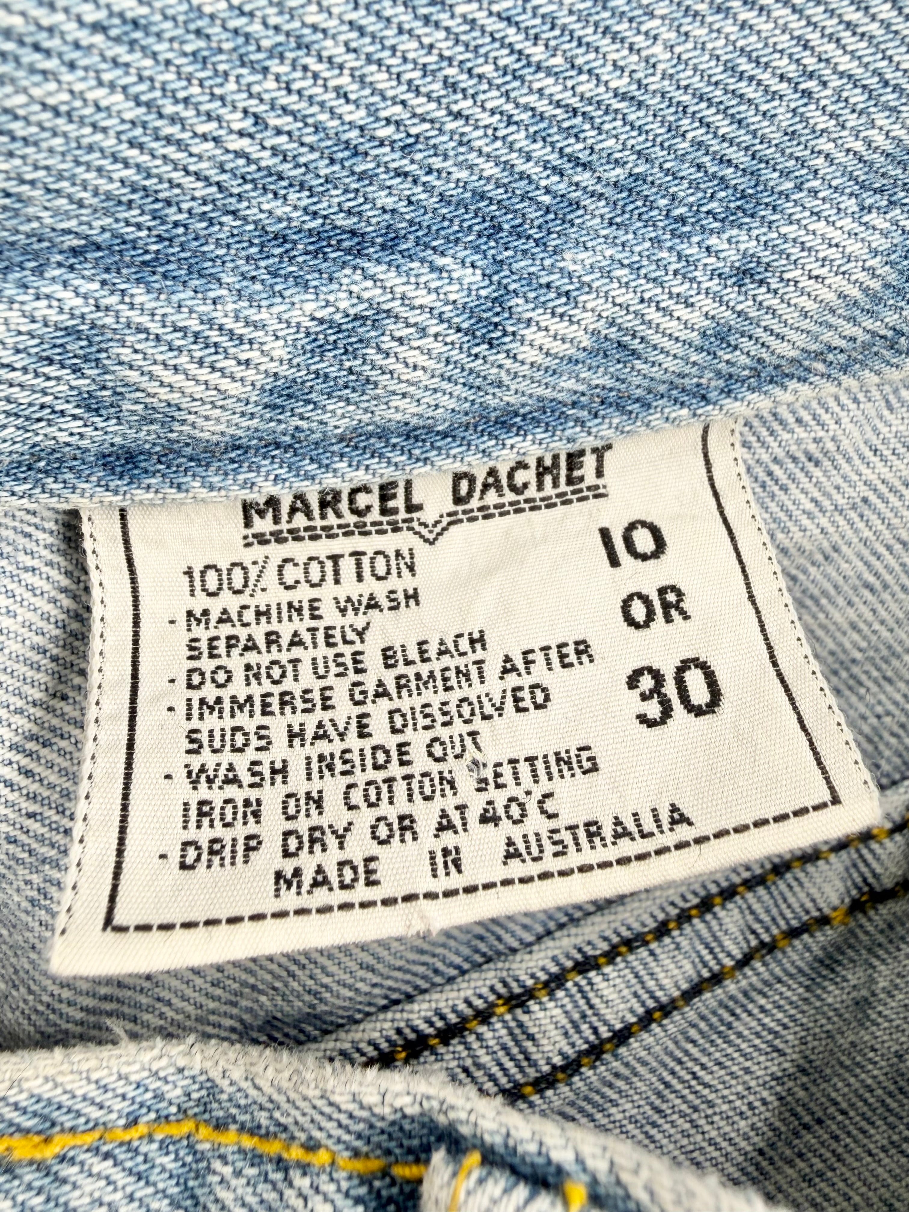 Marcel Dachet High Waisted Pale Blue Jeans - AU6