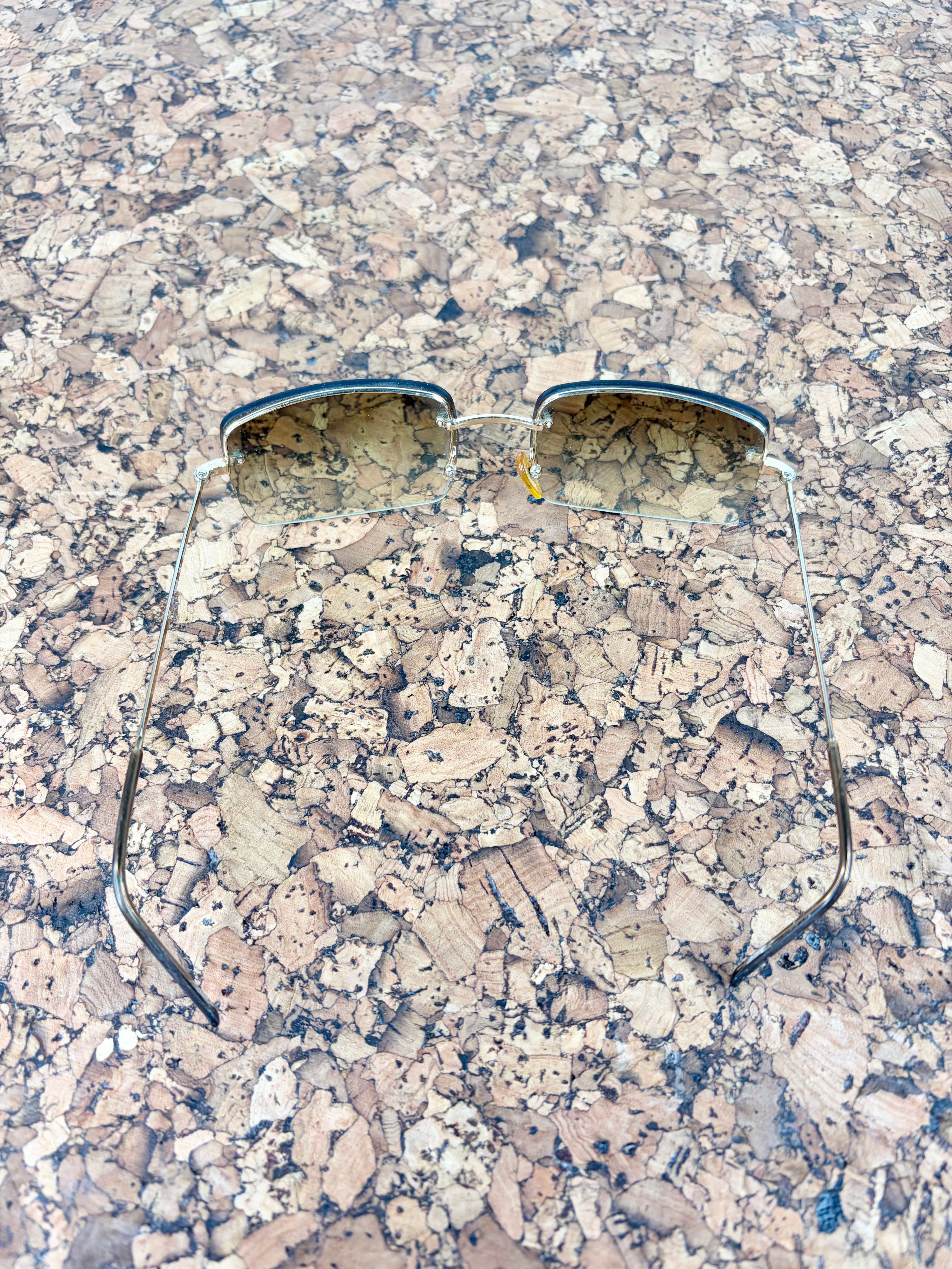 Gucci GG1653/S Gold Rimless Sunglasses