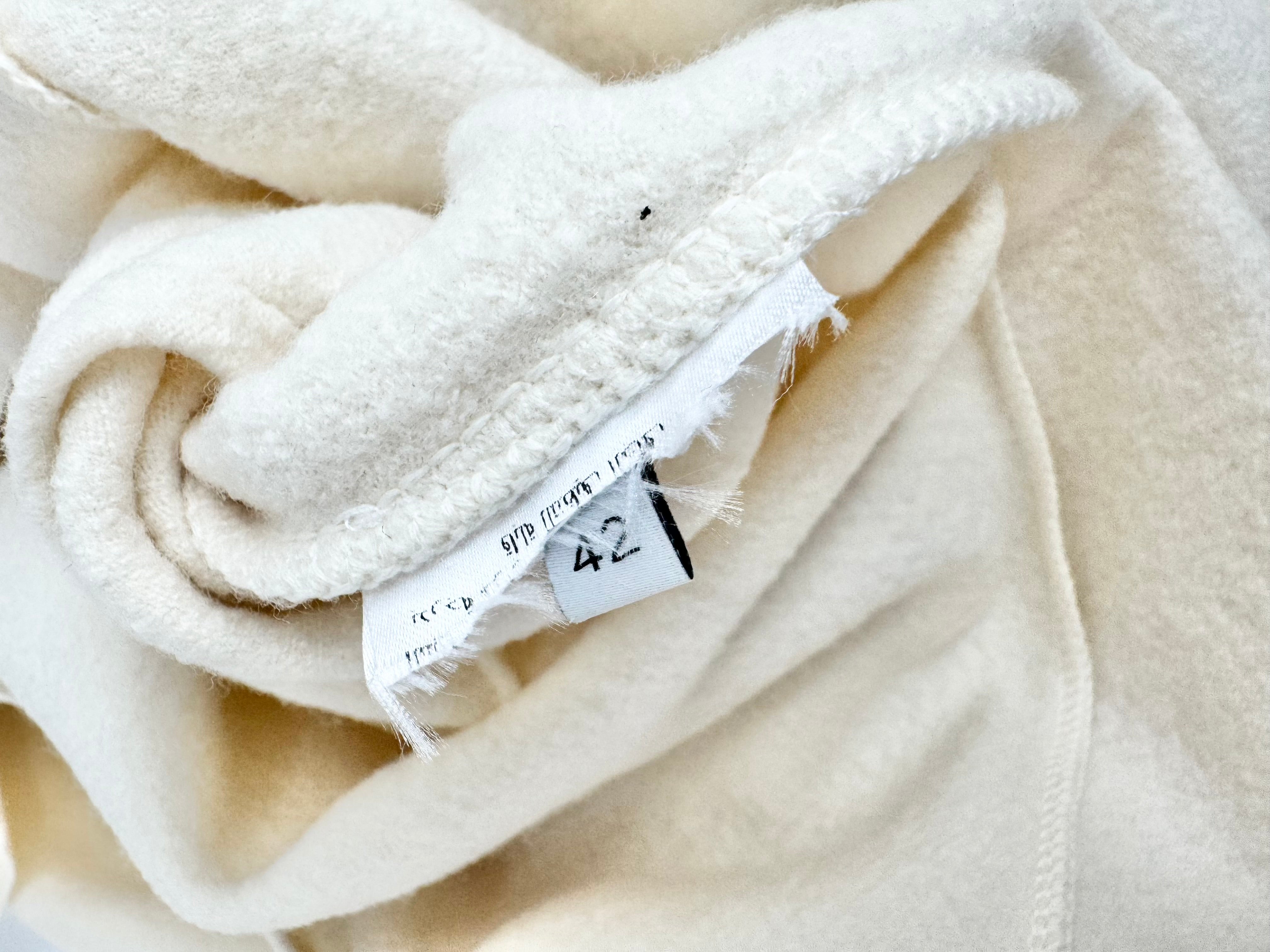 Stella McCartney Vanilla Wool Flared Skirt - AU10