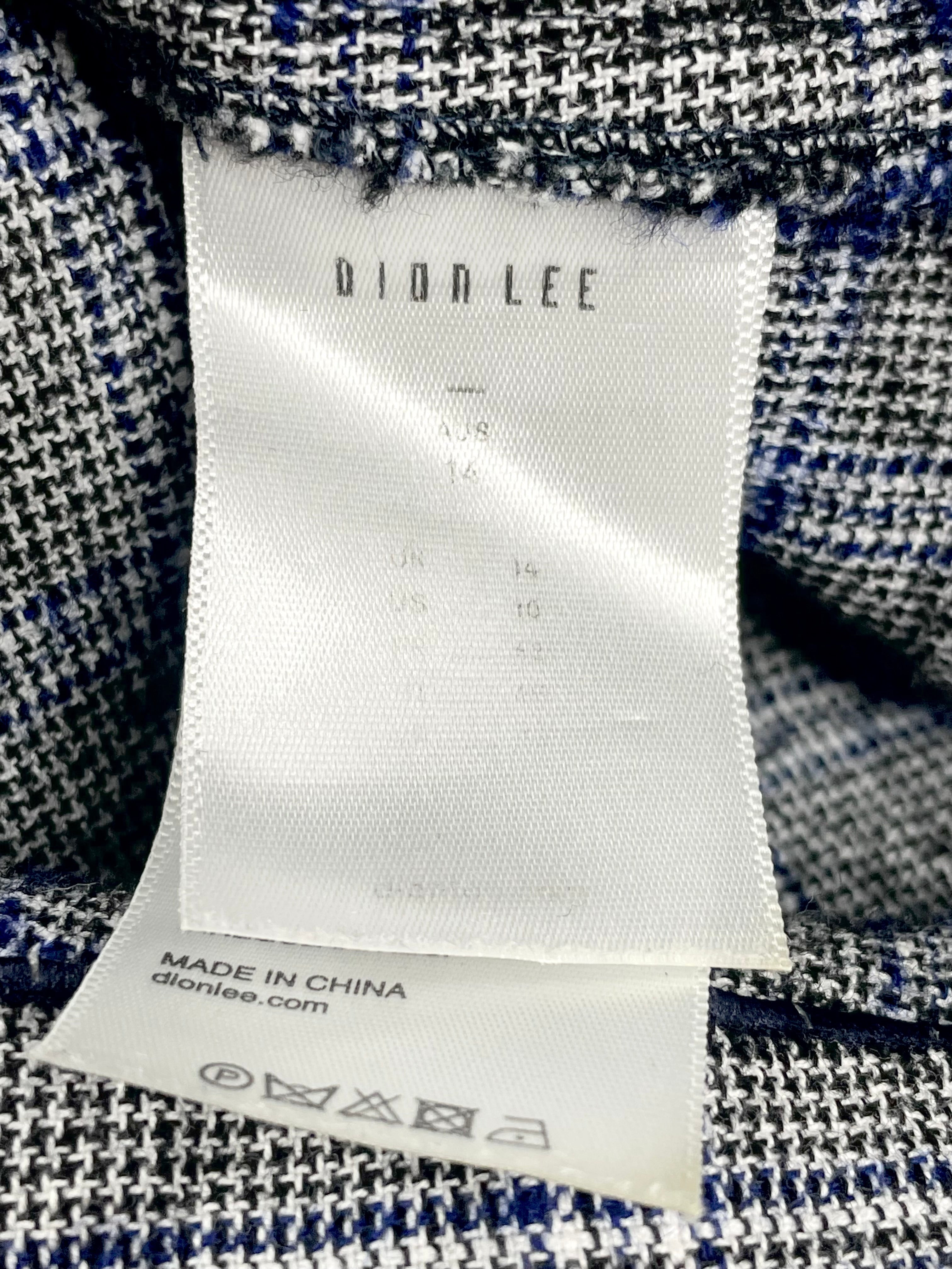 Dion Lee Tweed Wool-Blend Mini Skirt - AU14