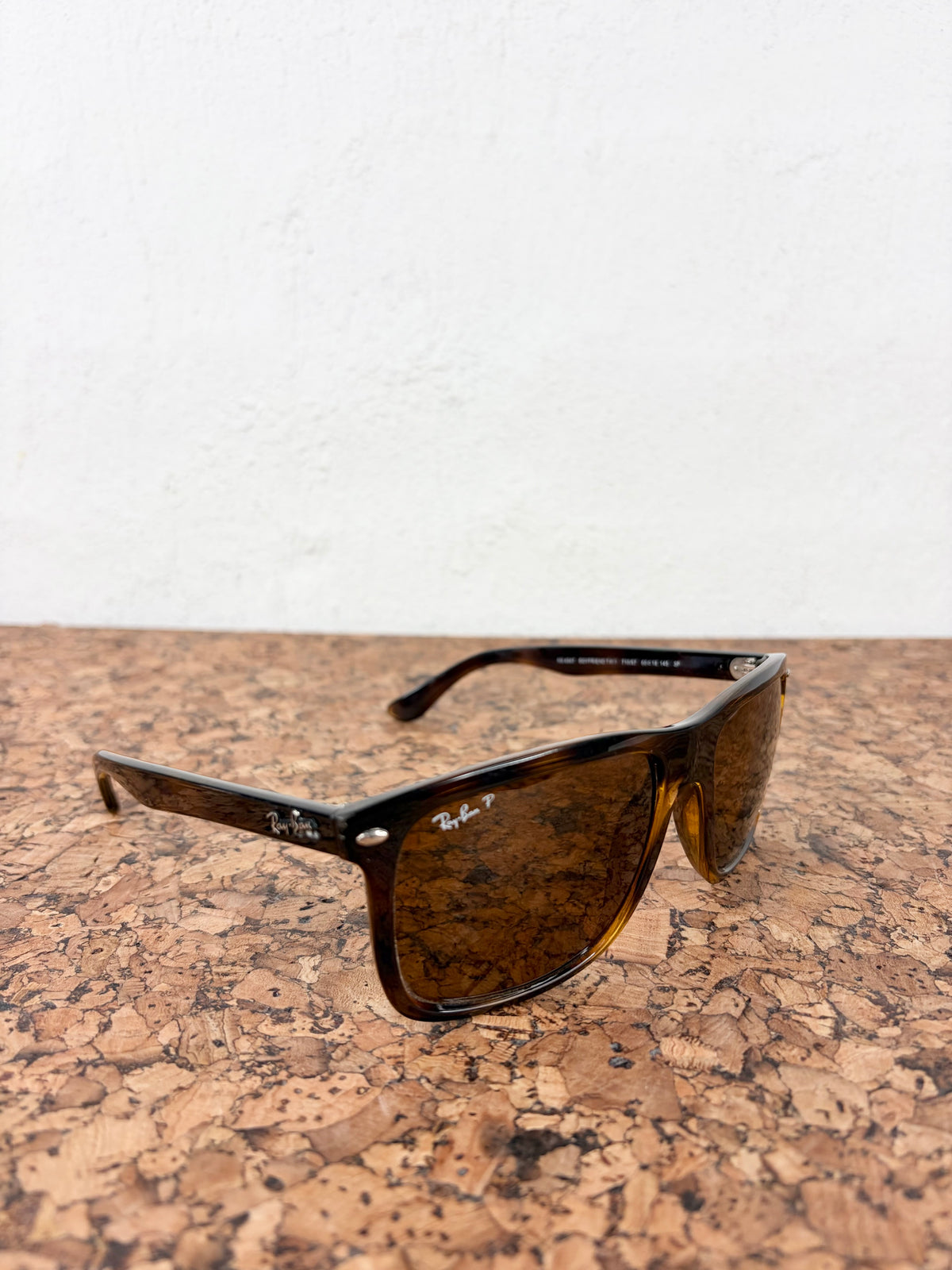 Ray-Ban Boyfriend Two 710/57 Polished Havana Sunglasses