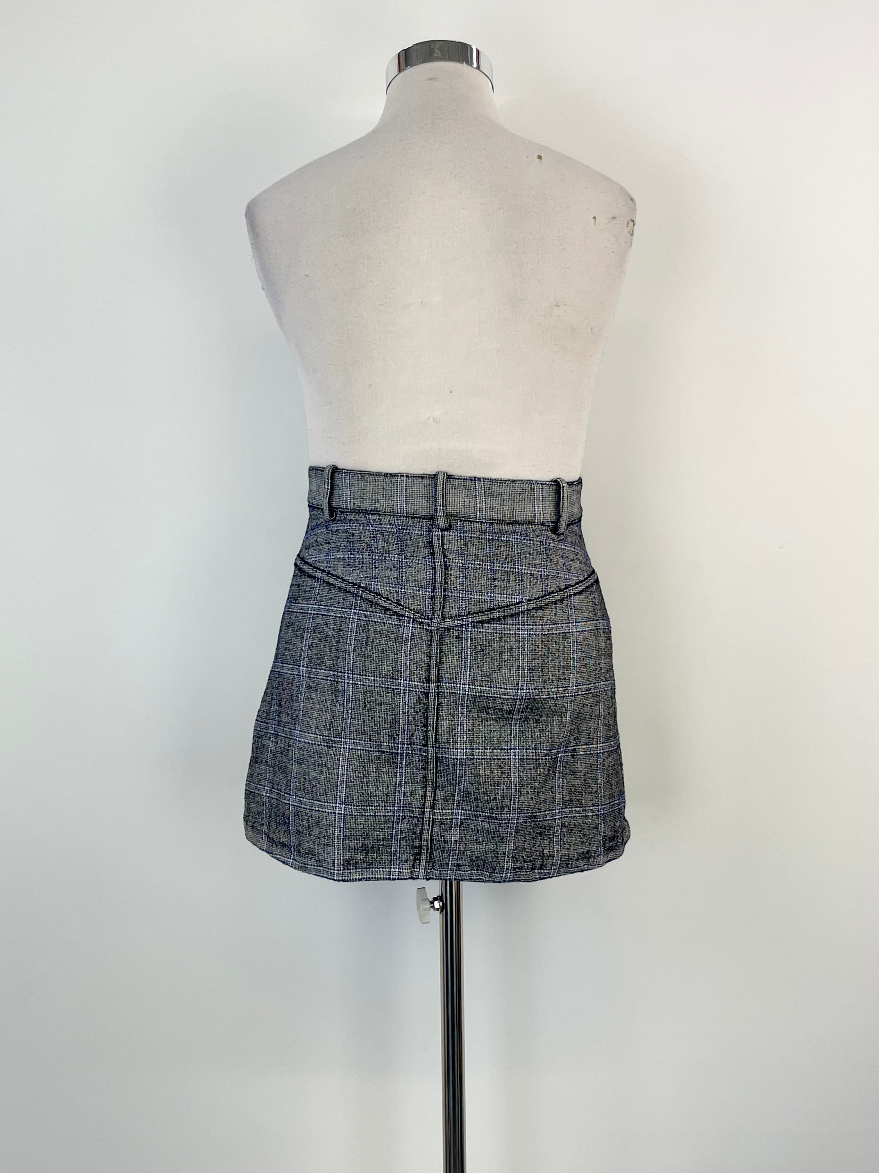 Dion Lee Tweed Wool-Blend Mini Skirt - AU14