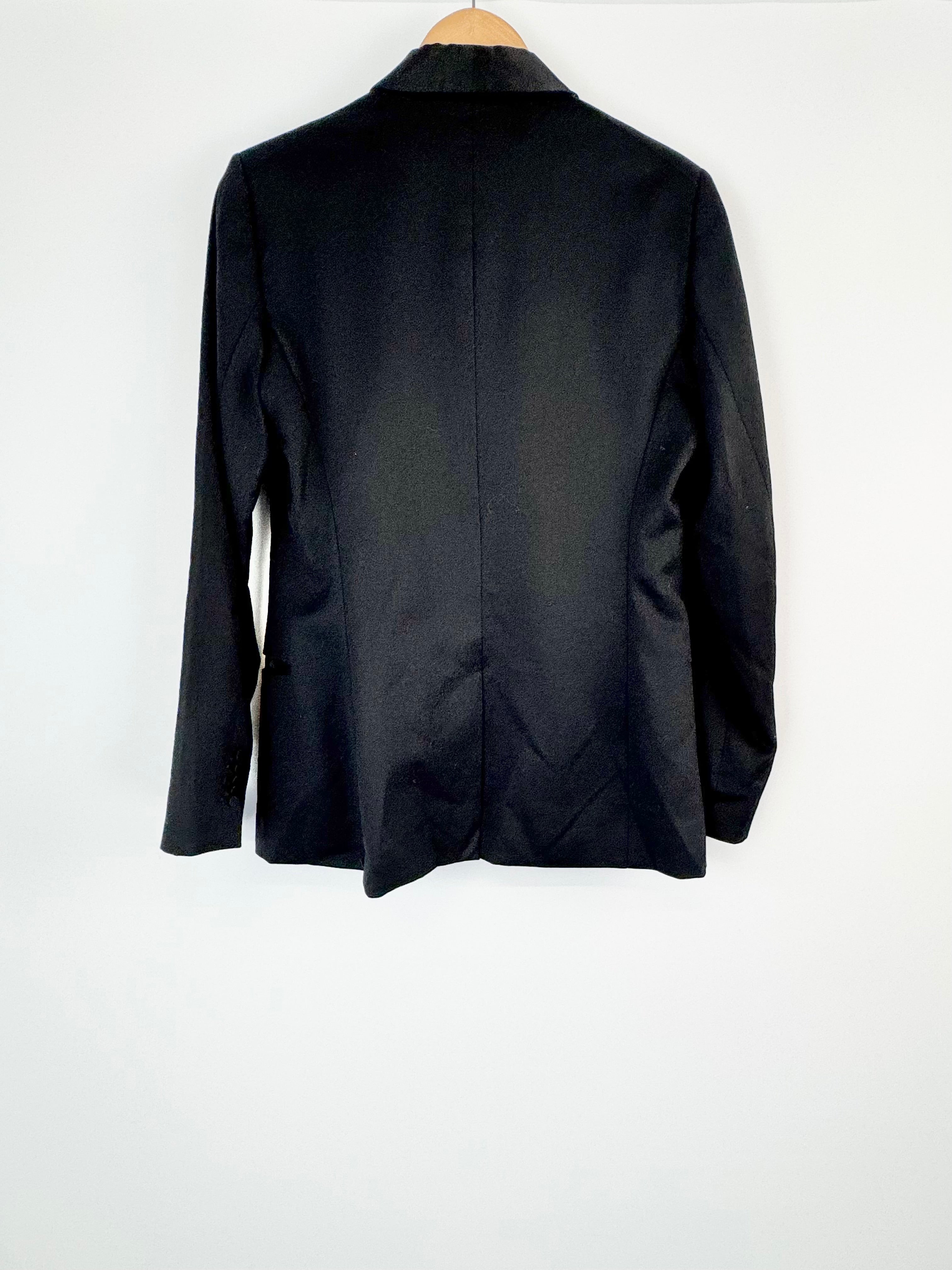 Malene Birger Sleek Black Smoking Jacket - AU8/10
