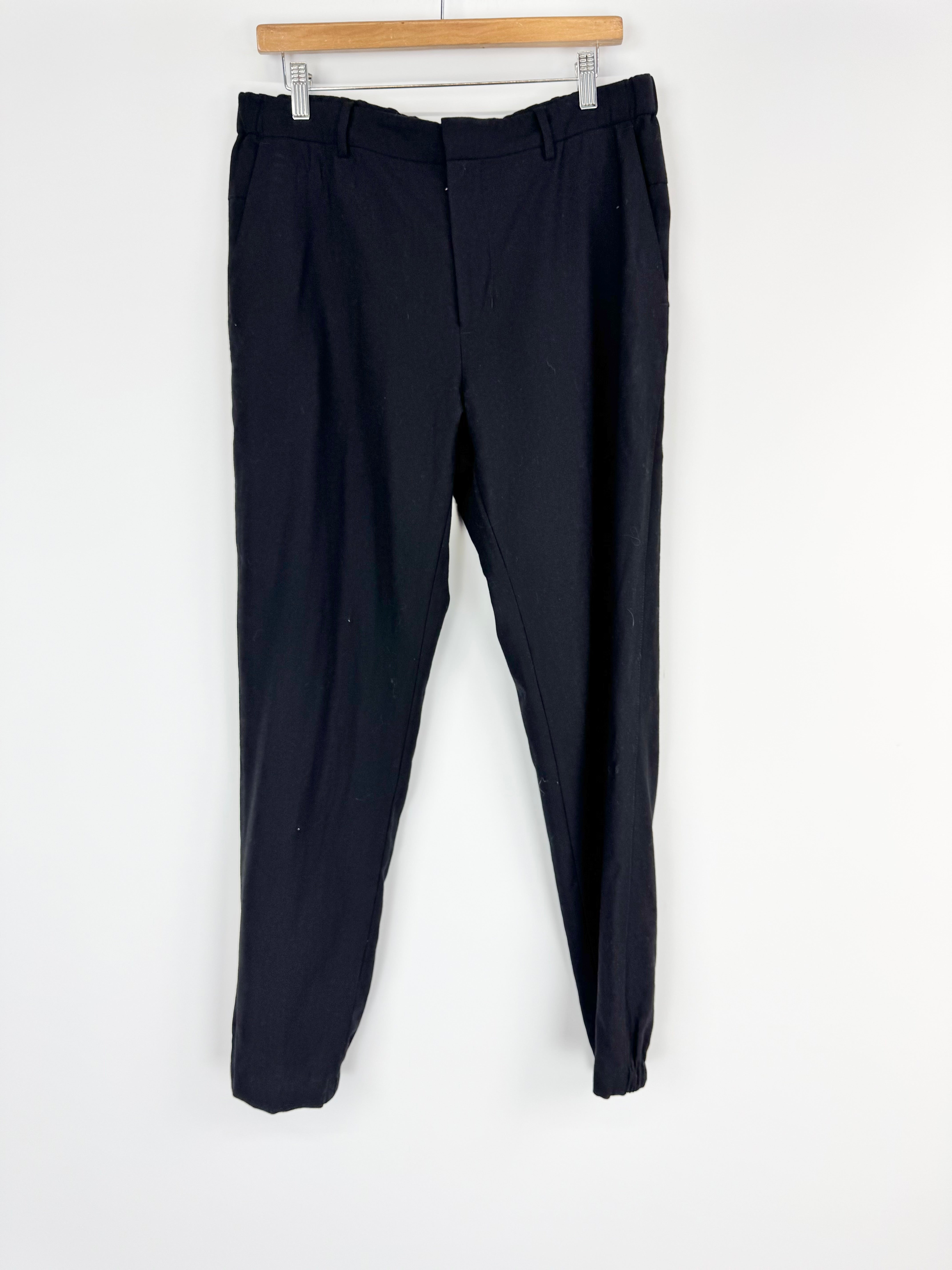 Vince Black Wool Blend Slacks - 33