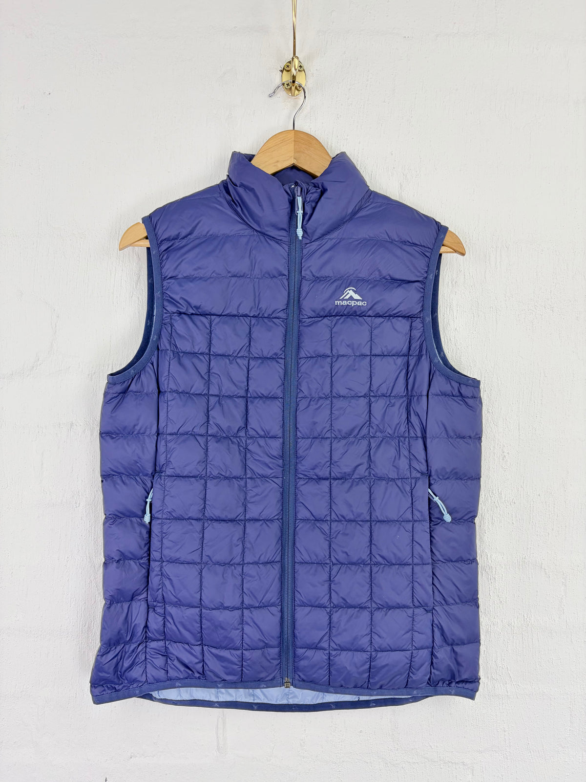 Macpac Indigo Blue 'Uber light' Insulated Vest - AU12