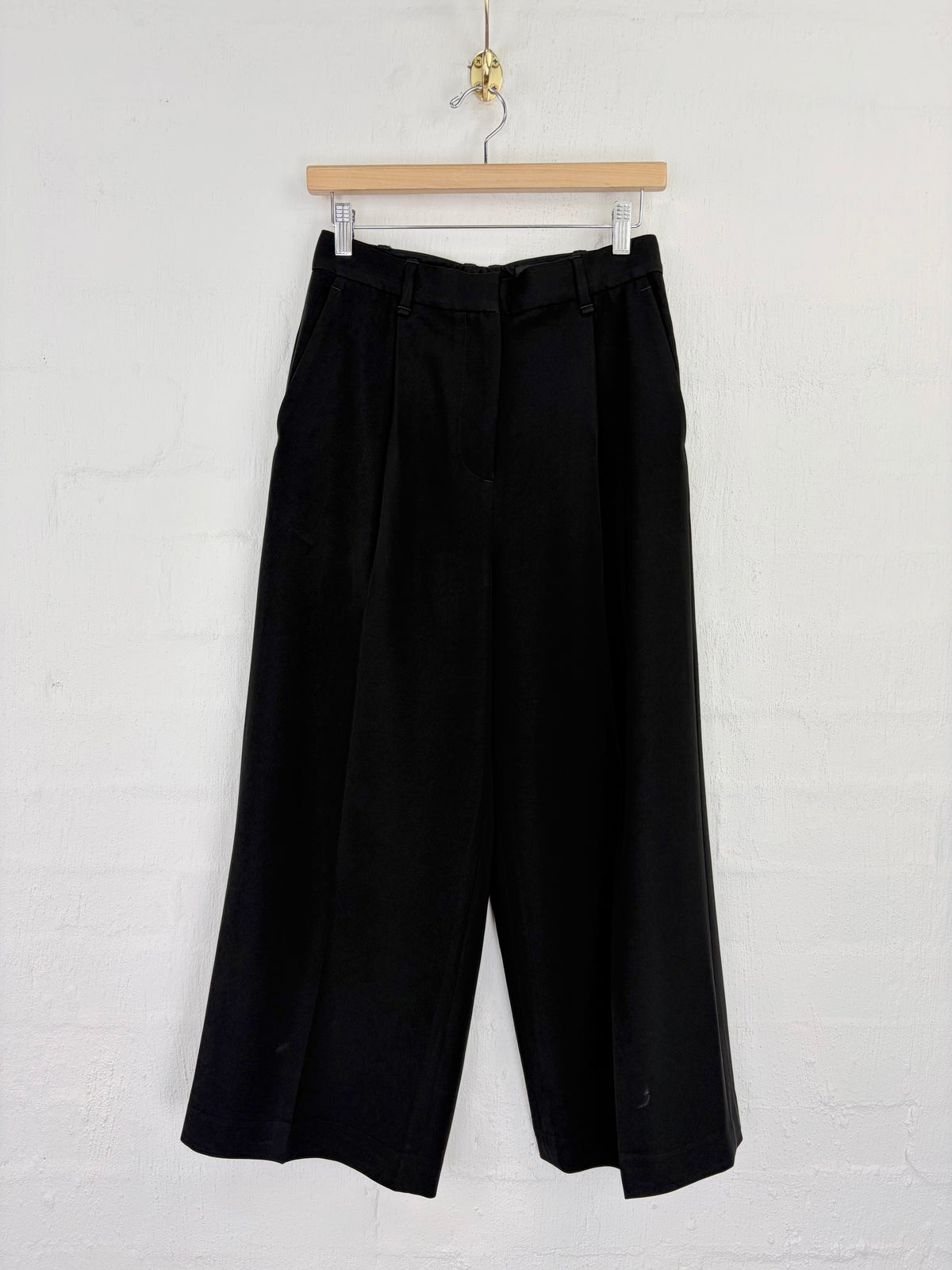 Rag & Bone Black Wide Leg Slacks - AU10