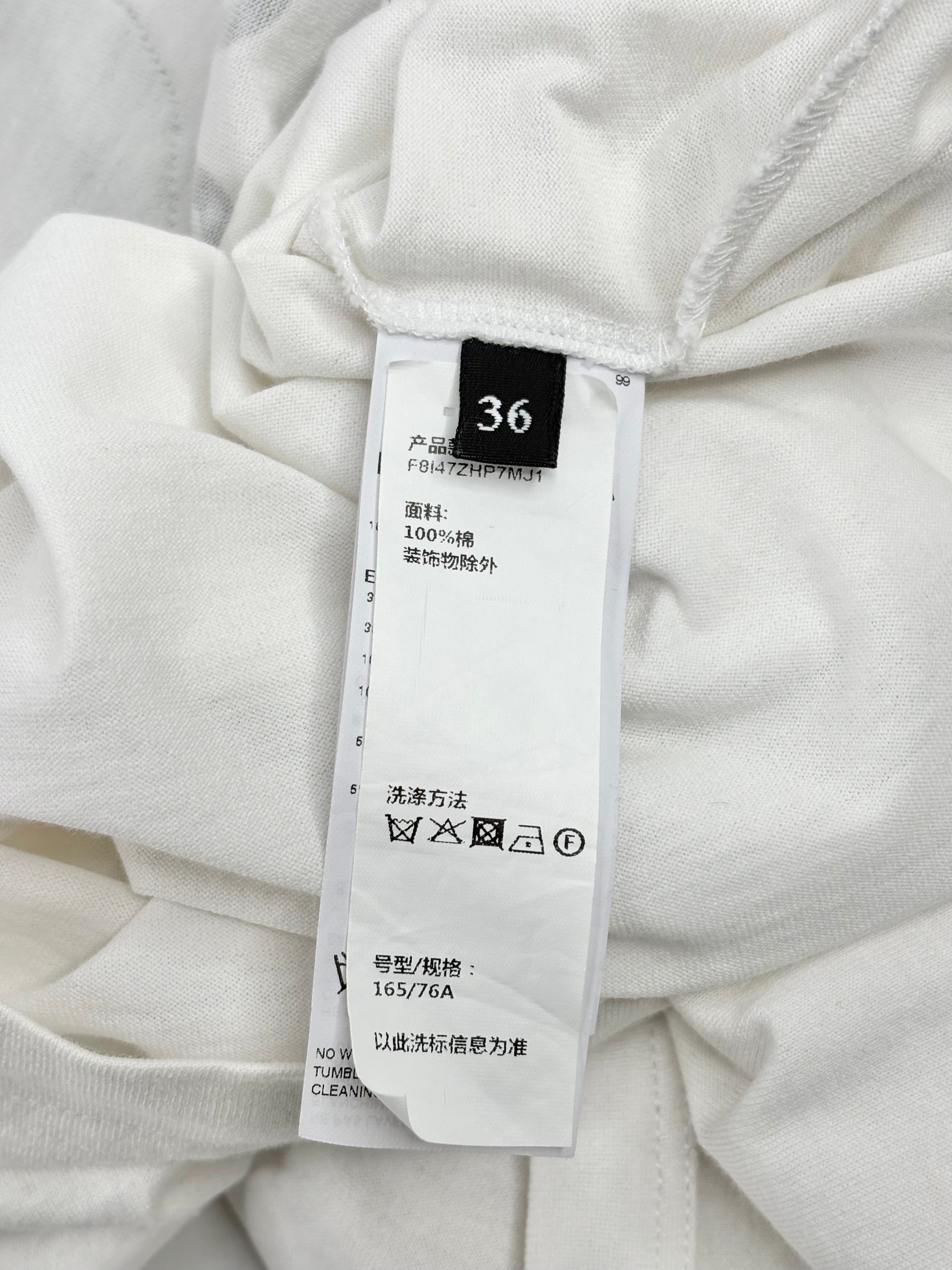 Dolce & Gabbana White 'Tropico Italiano' Embellished T-Shirt - AU8