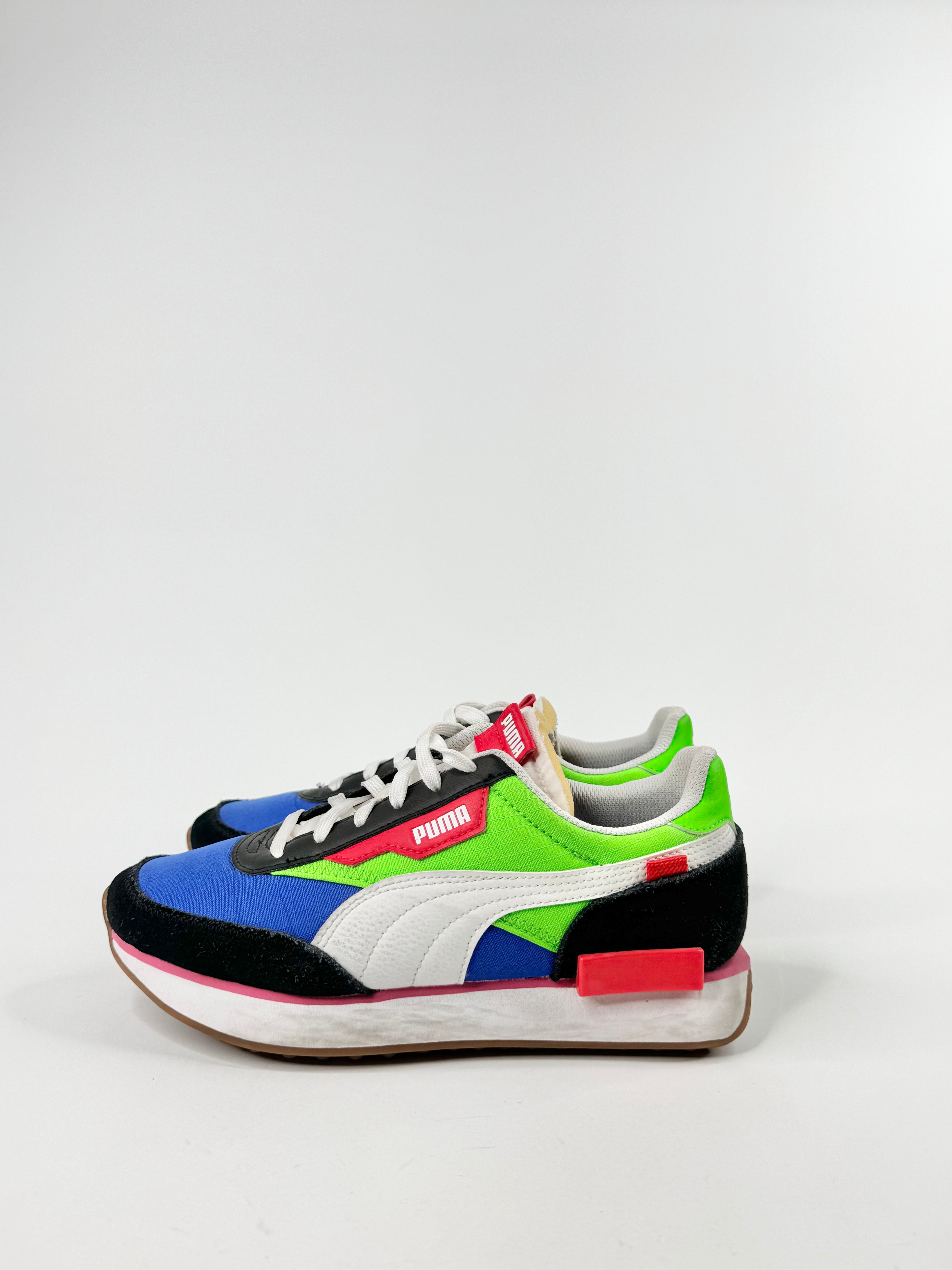 Puma Black-Fluo Green-Dazzling Blue Sneakers - EU38