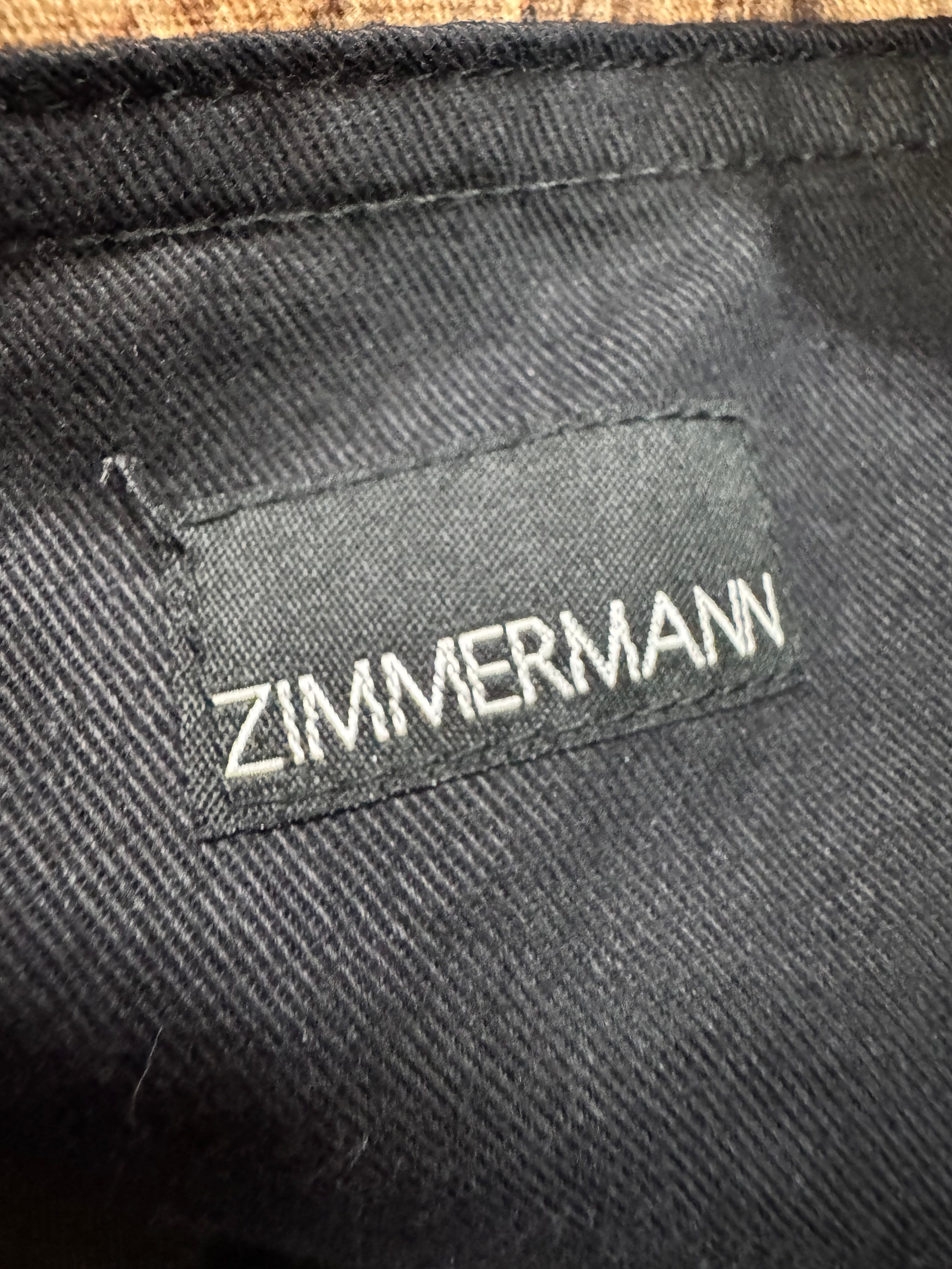 Zimmermann Canvas Leopard Print Pattern Tote Bag