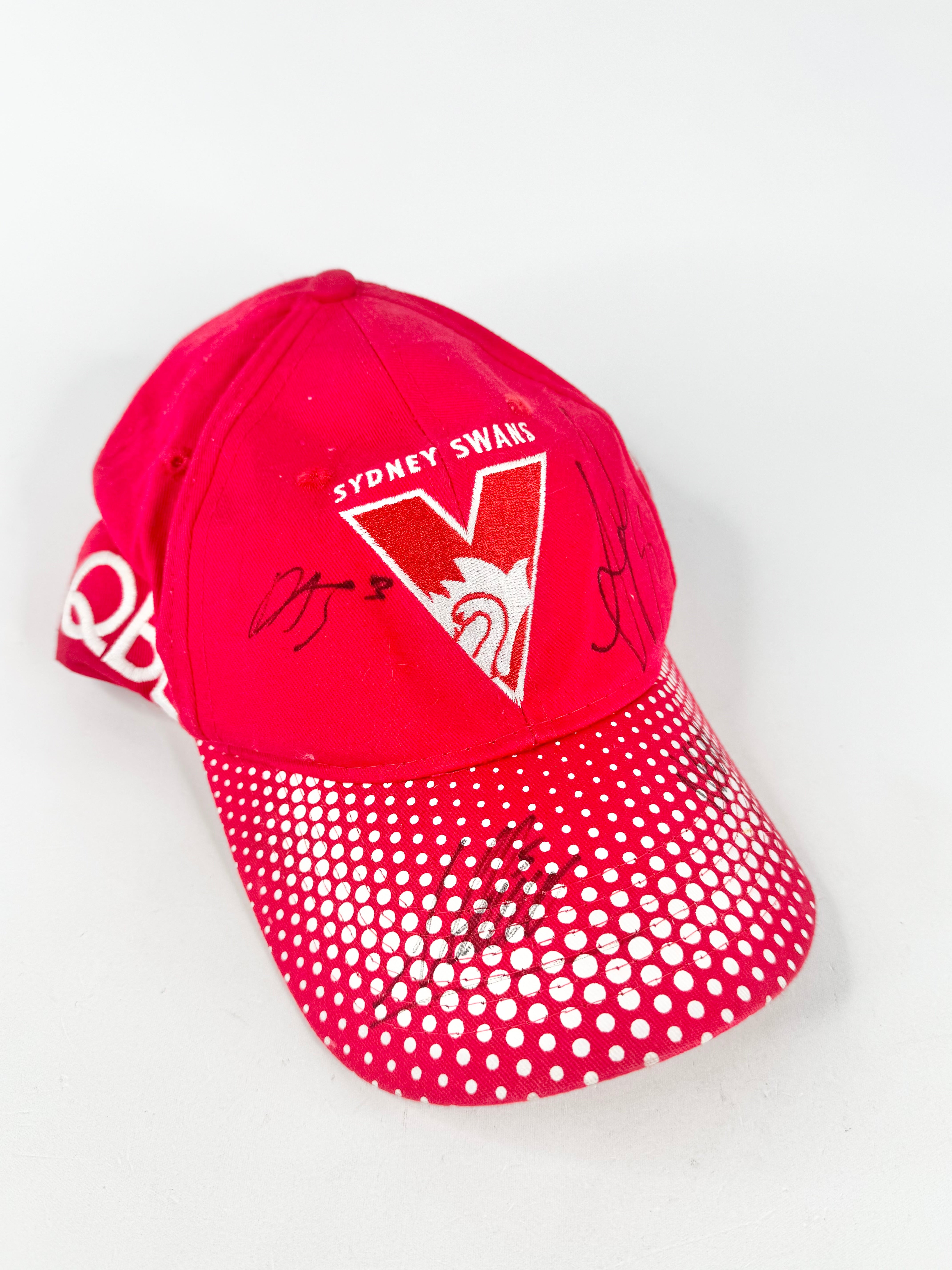 Sydney Swans Red Autographed Cap