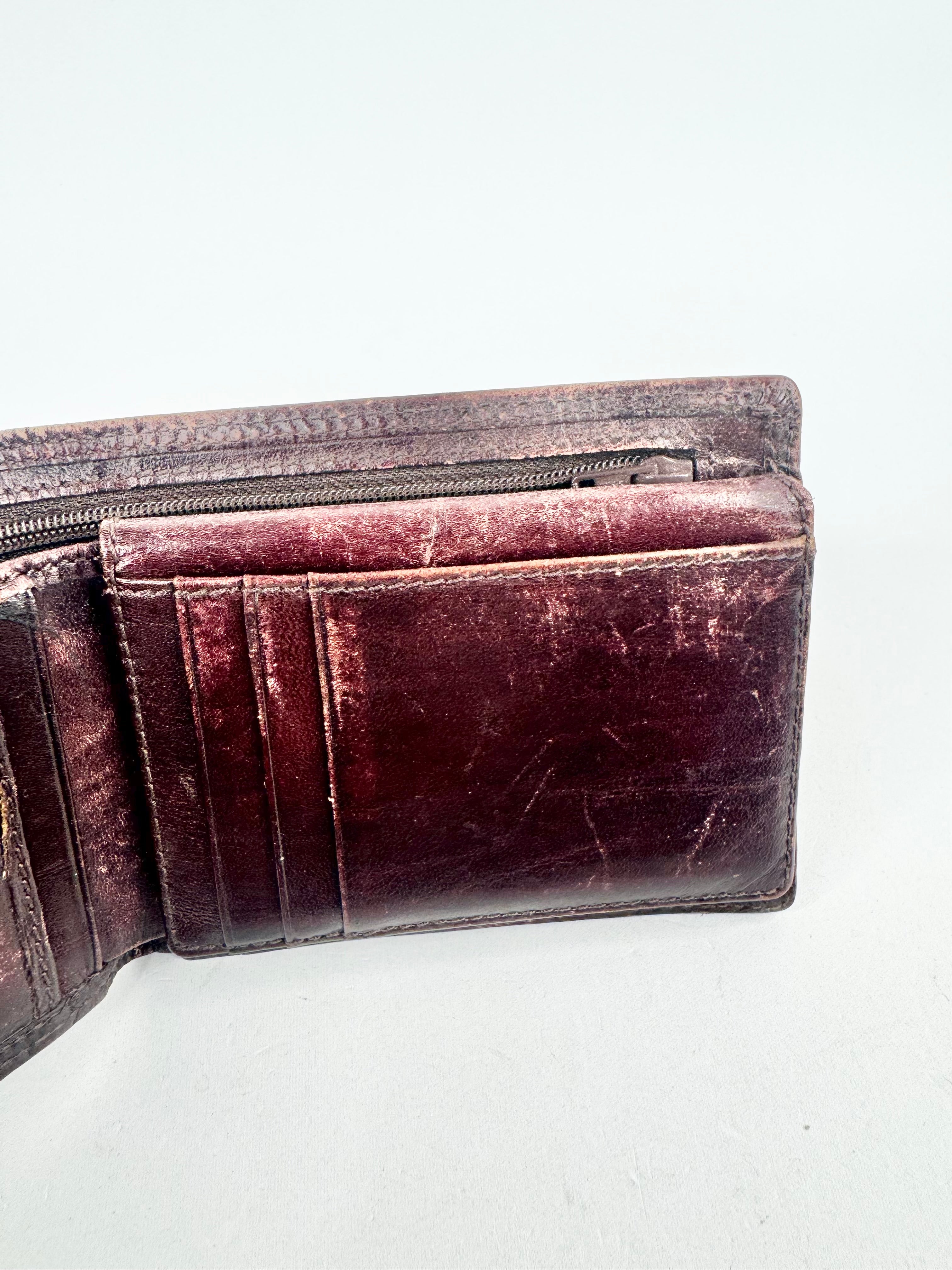 Vintage Oroton Brown Leather Wallet