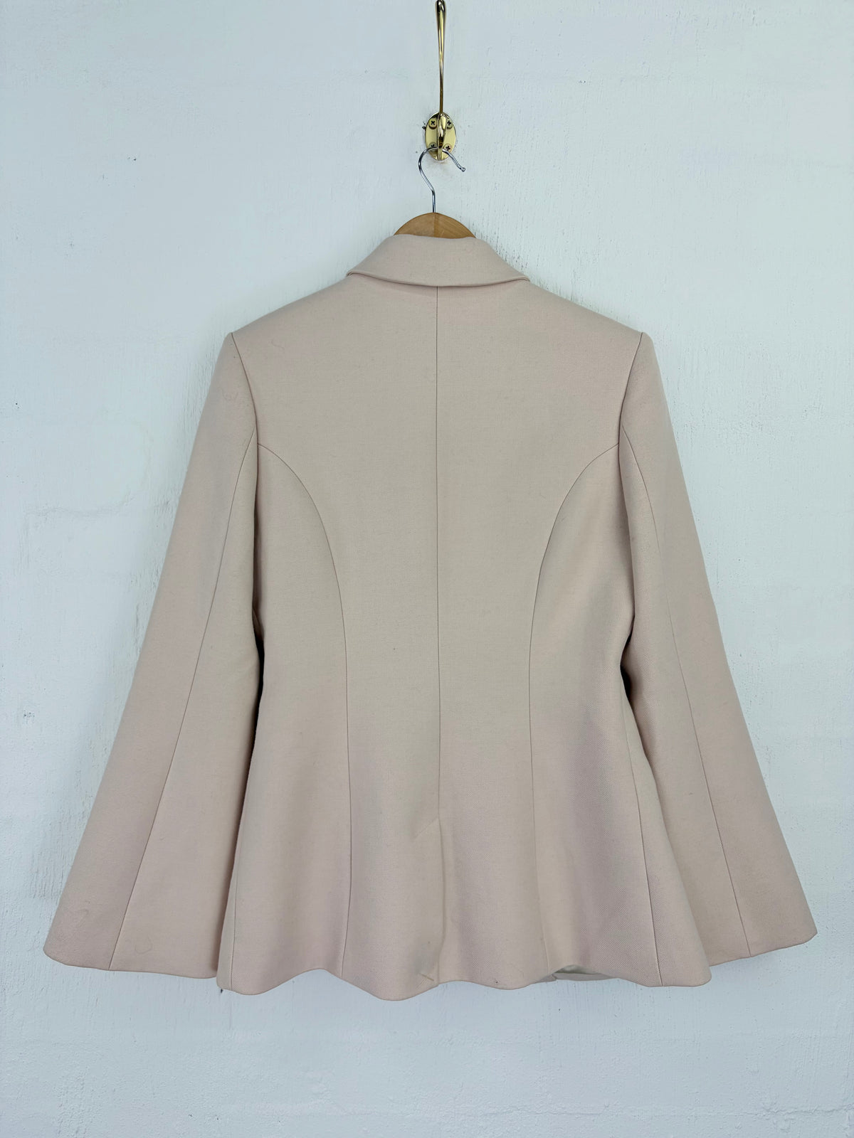 Saint Armont Seashell Pink Flared Sleeve ' Issa Eyelet' Blazer NWT - AU10