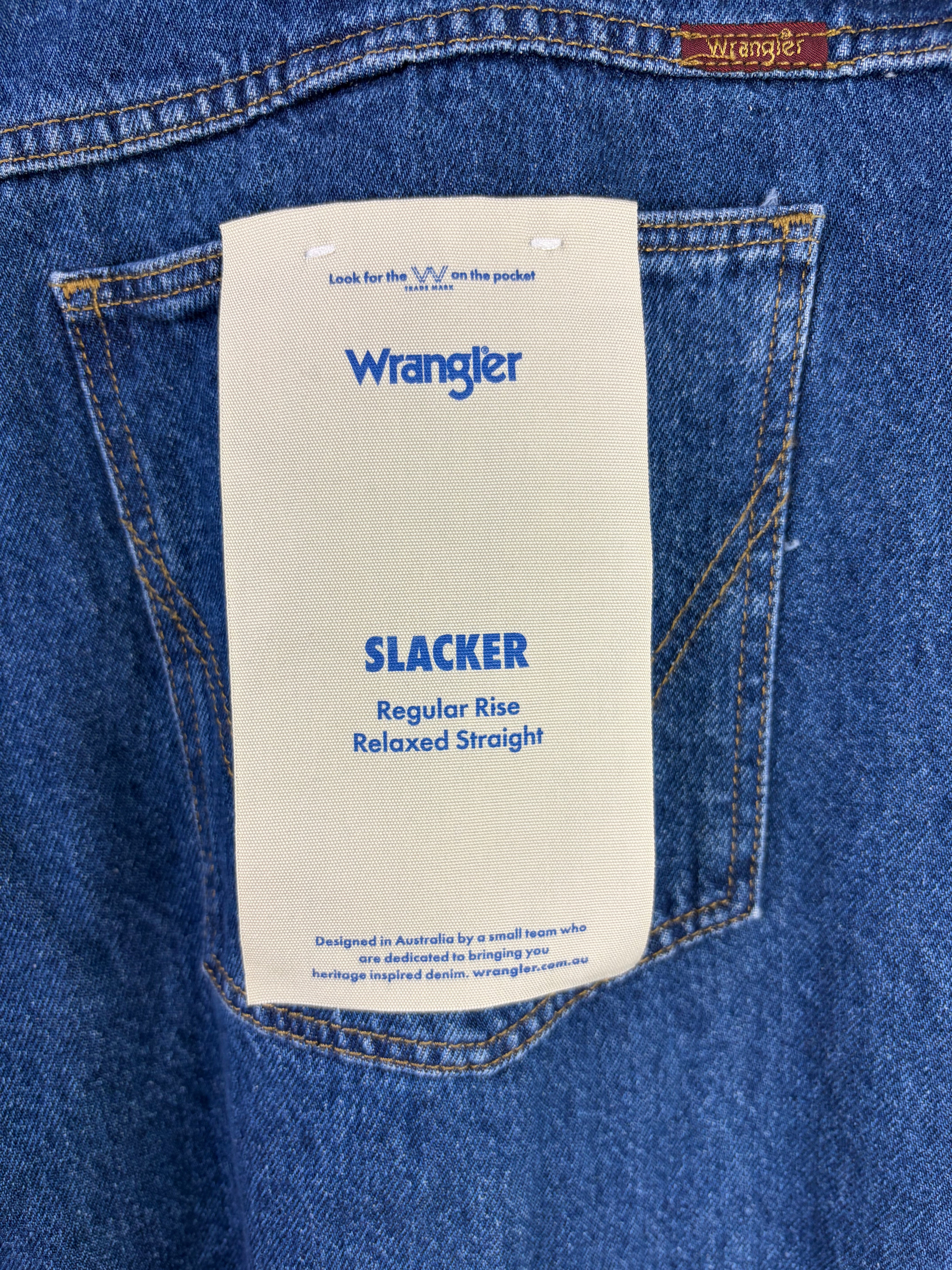 Wrangler Blue Denim Jeans NWT - 36