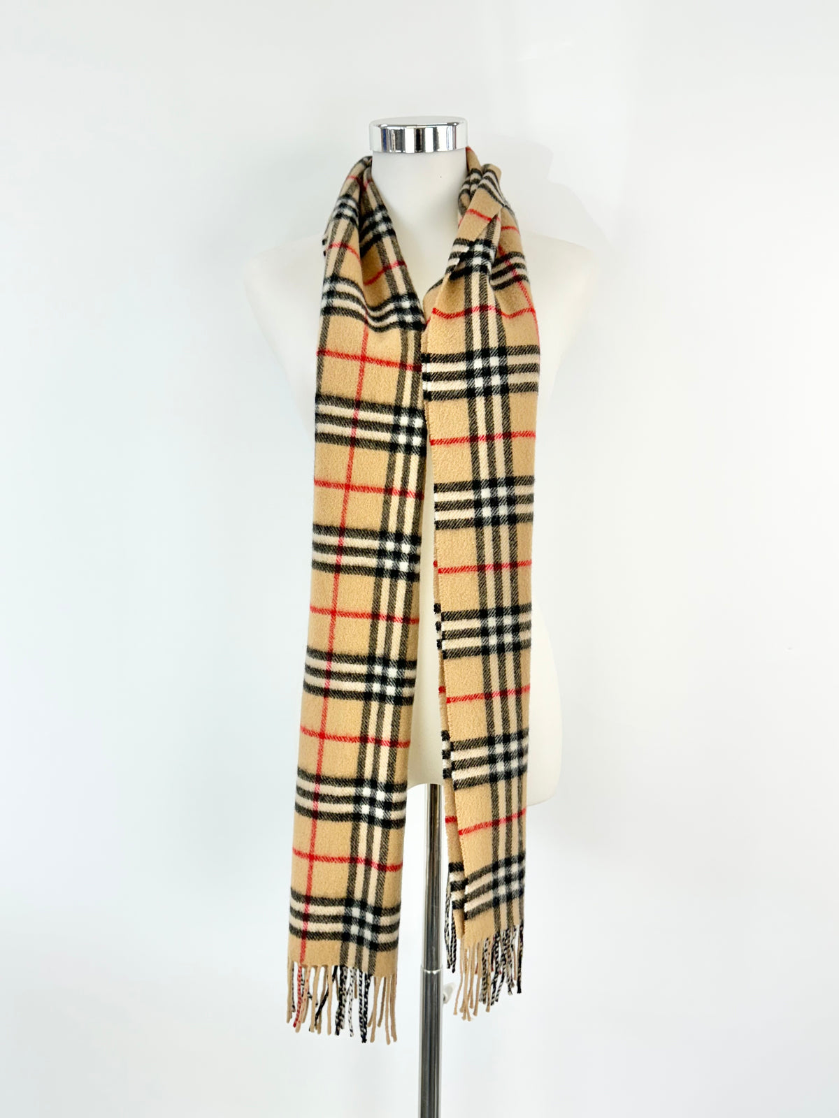 Burberrys of London Beige Novacheck Scarf