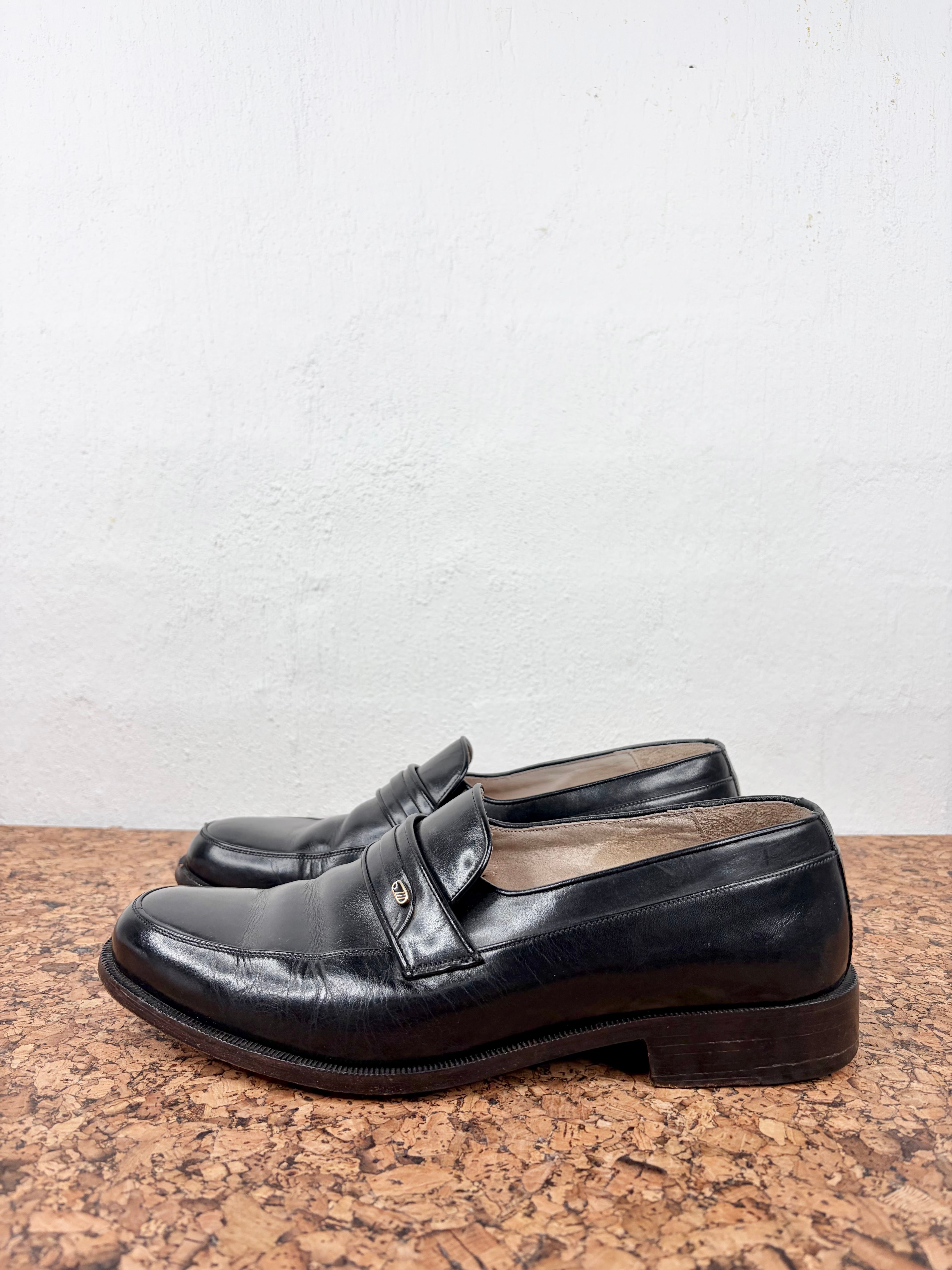 Fratelli Perri Black Slip On Dress Shoe - EU40