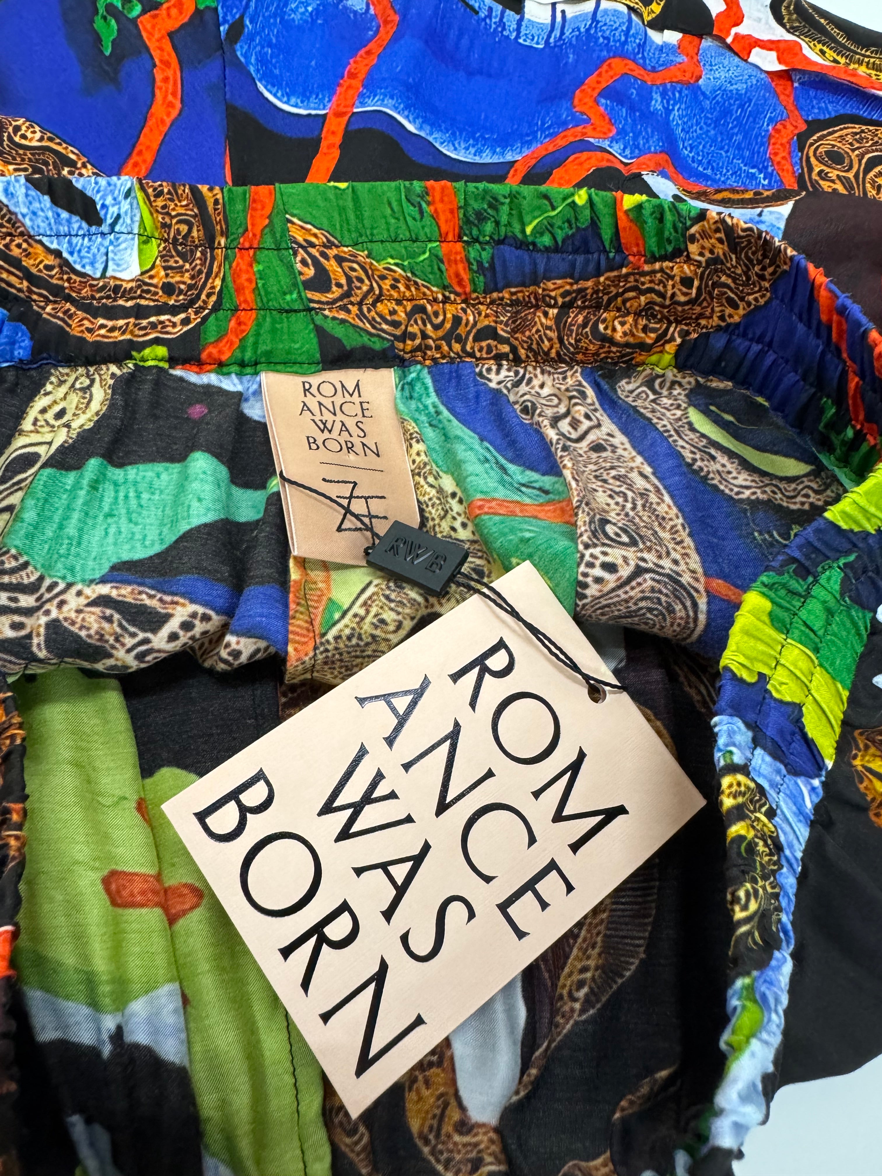 Romance Was Born 'Gremlins Galaxy' Satin Two Piece Set NWT - AU14