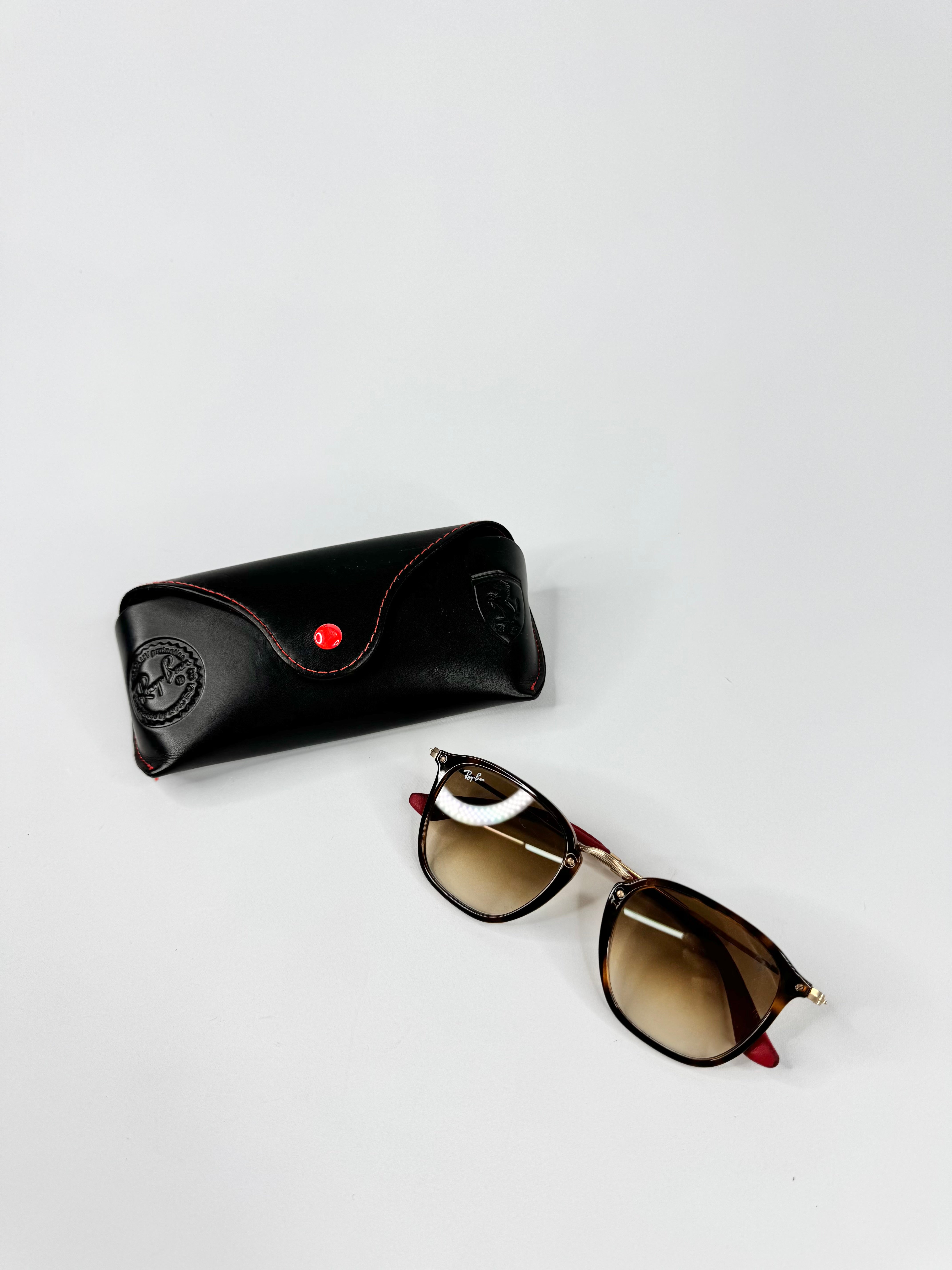 Ray Ban x Ferrari Tortoiseshell Gradient Sunglasses