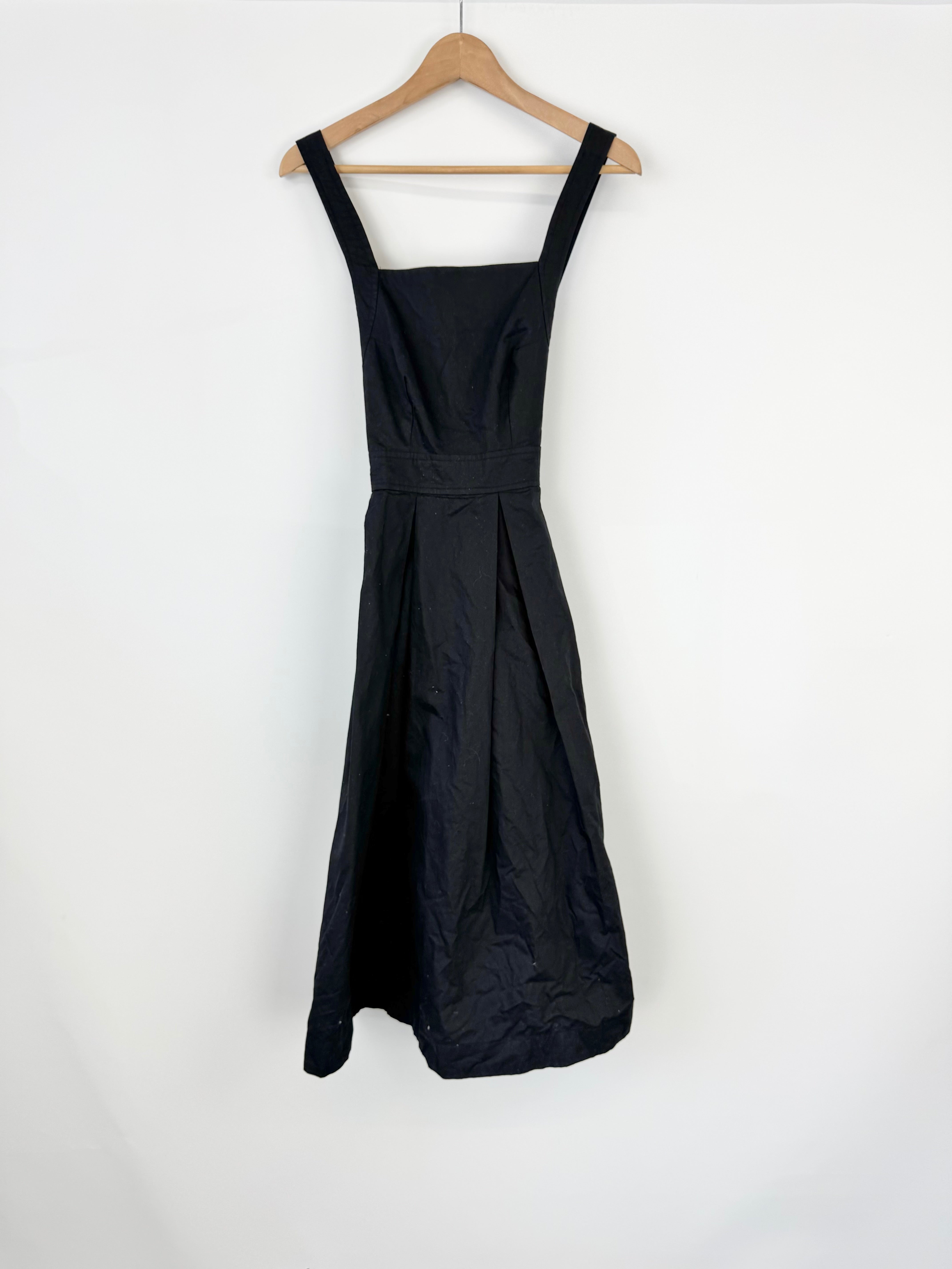 Gorman Black Cotton Pinafore - AU10